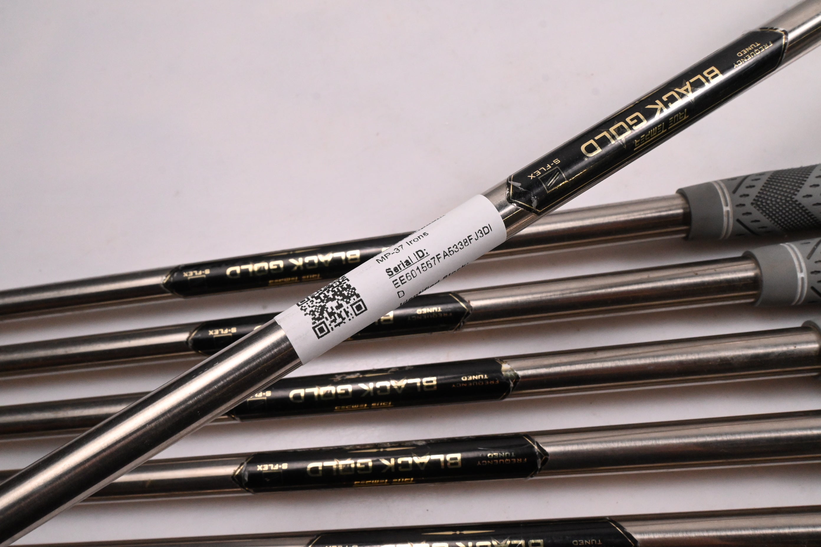 Mizuno MP-37 Irons / 4-PW / Stiff Flex True Temper Black Gold Shafts