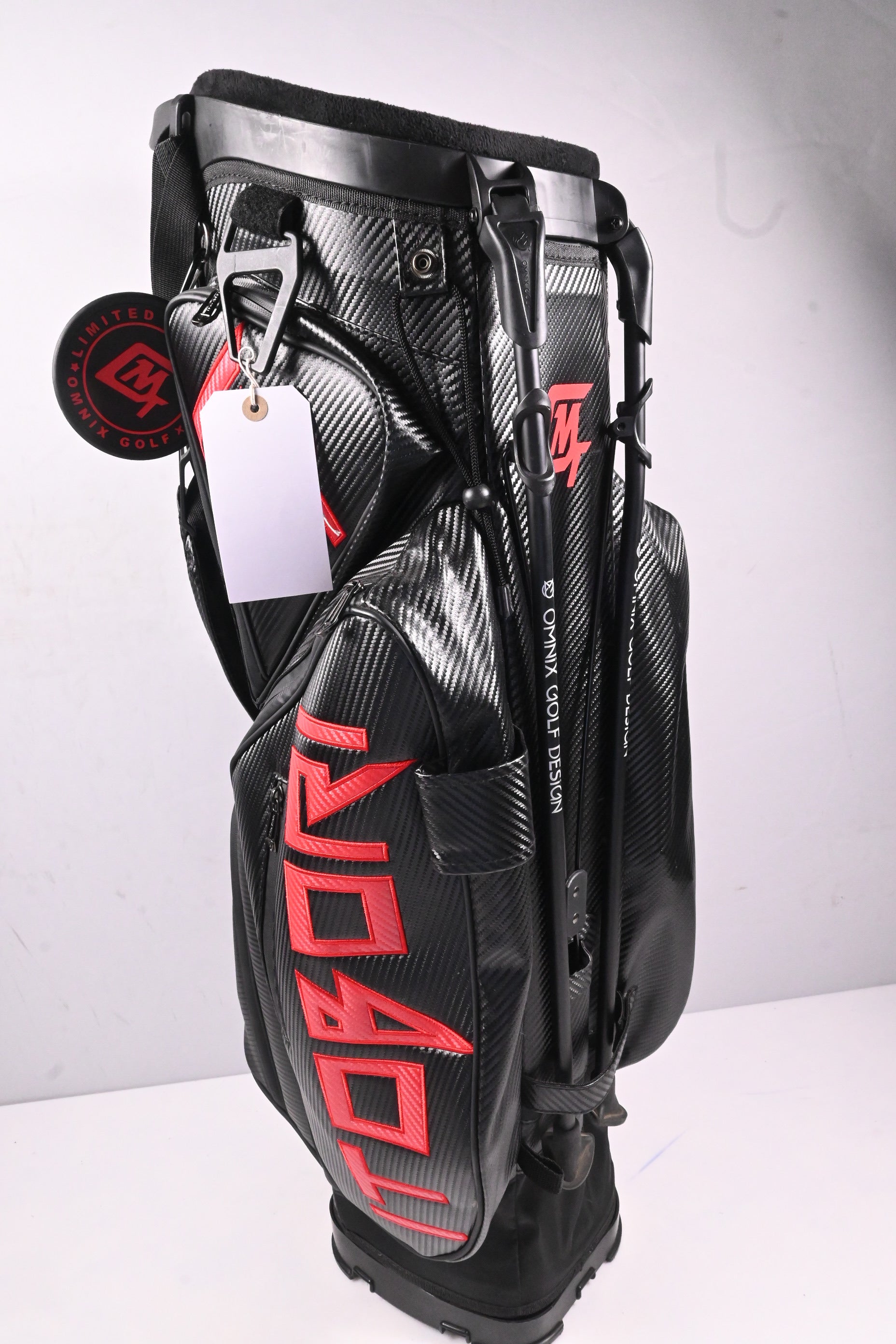 Itobori Stand Bag / 4-Way Divider / Black, Red