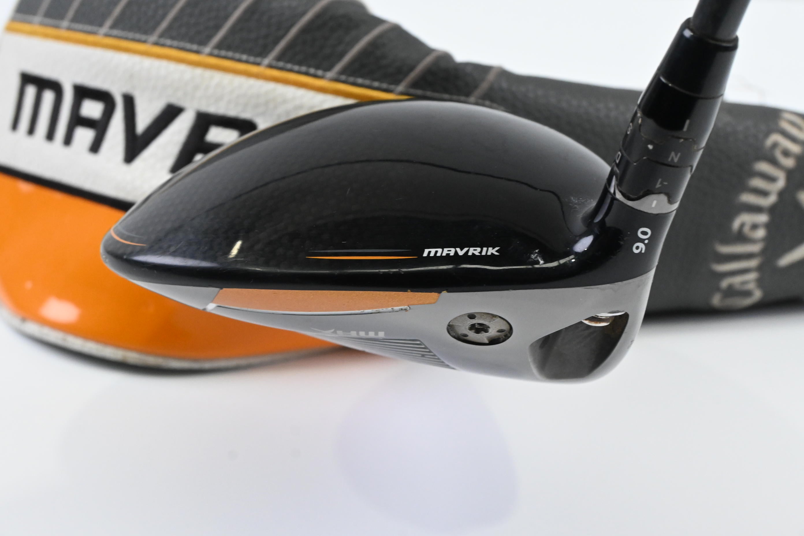 Left Hand Callaway Mavrik Max Driver / 9 Degree / Stiff Flex Evenflow Riptide 60