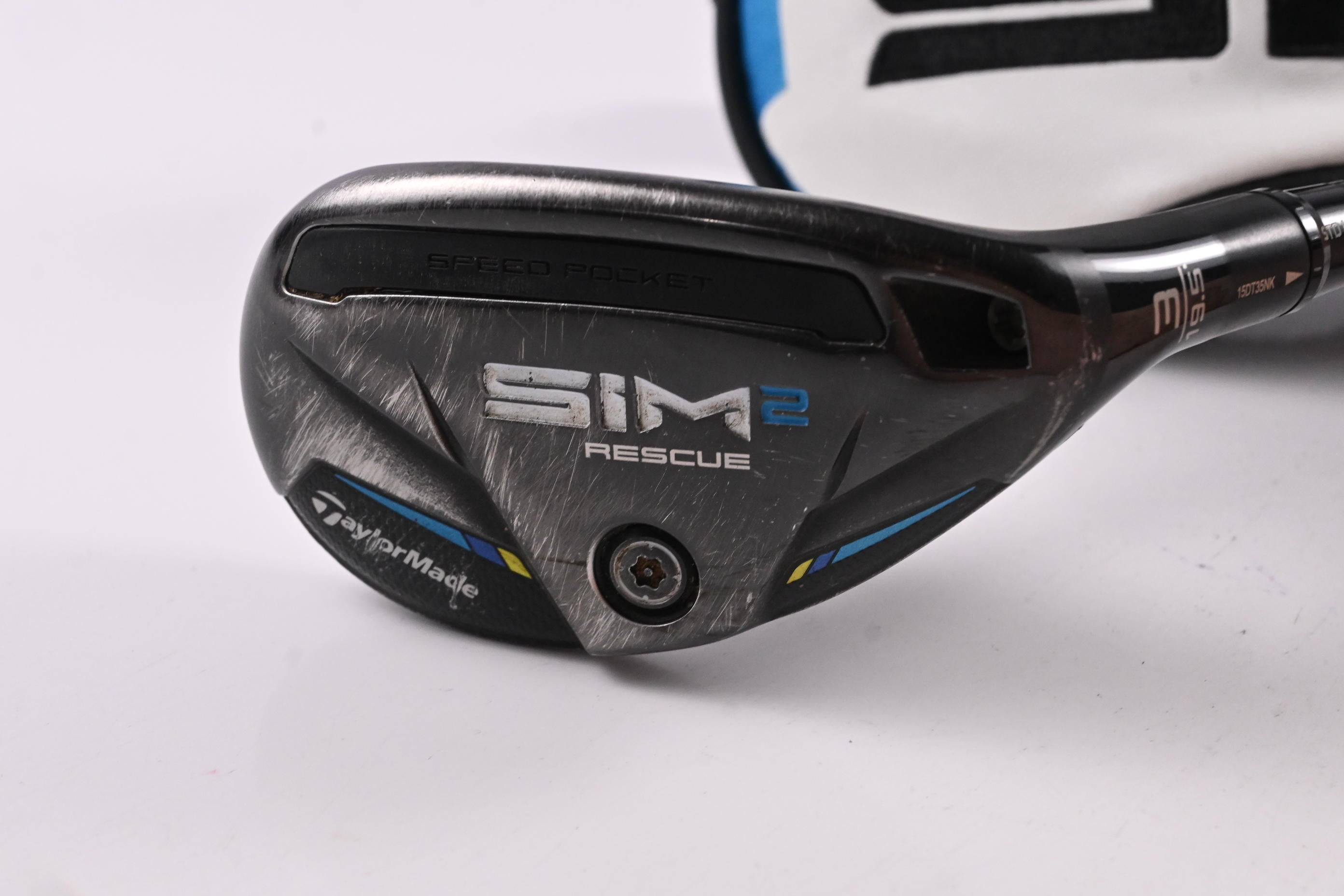 Taylormade SIM2 #3 Hybrid / 19.5 Degree / Stiff Flex Tensei AV Blue 80 Shaft