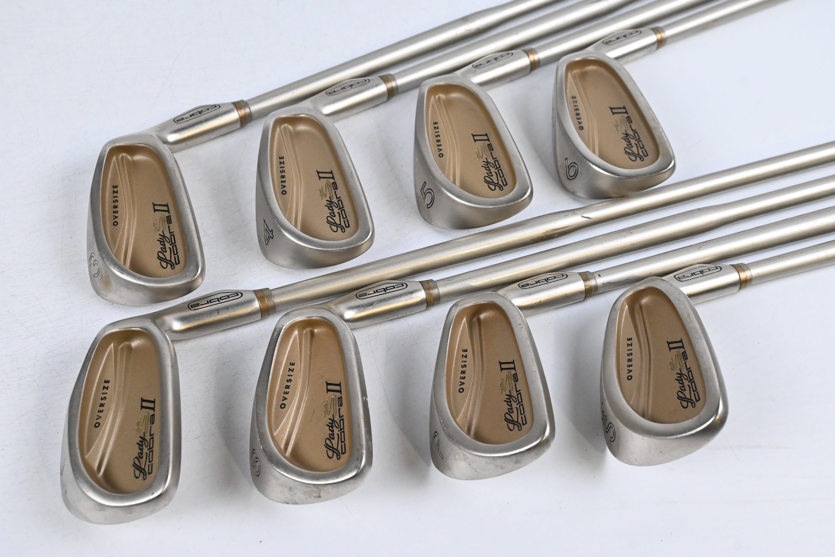 Ladies King Cobra Oversize II Irons / 3-PW+SW / Ladies Flex IQ System Hump