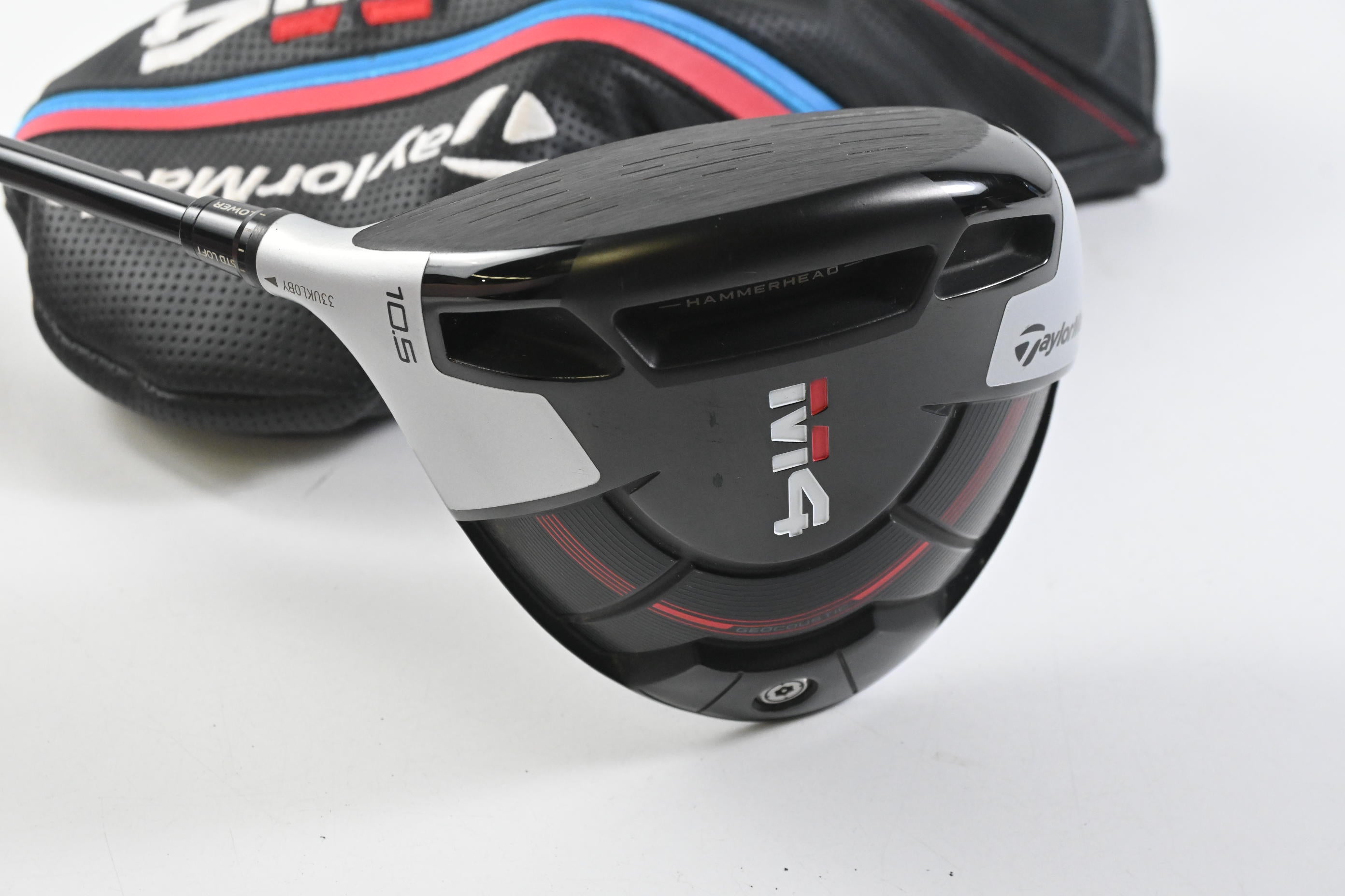 Left Hand Taylormade M4 Driver / 10.5 Degree / Regular Flex Fujikura Atmos Red 5