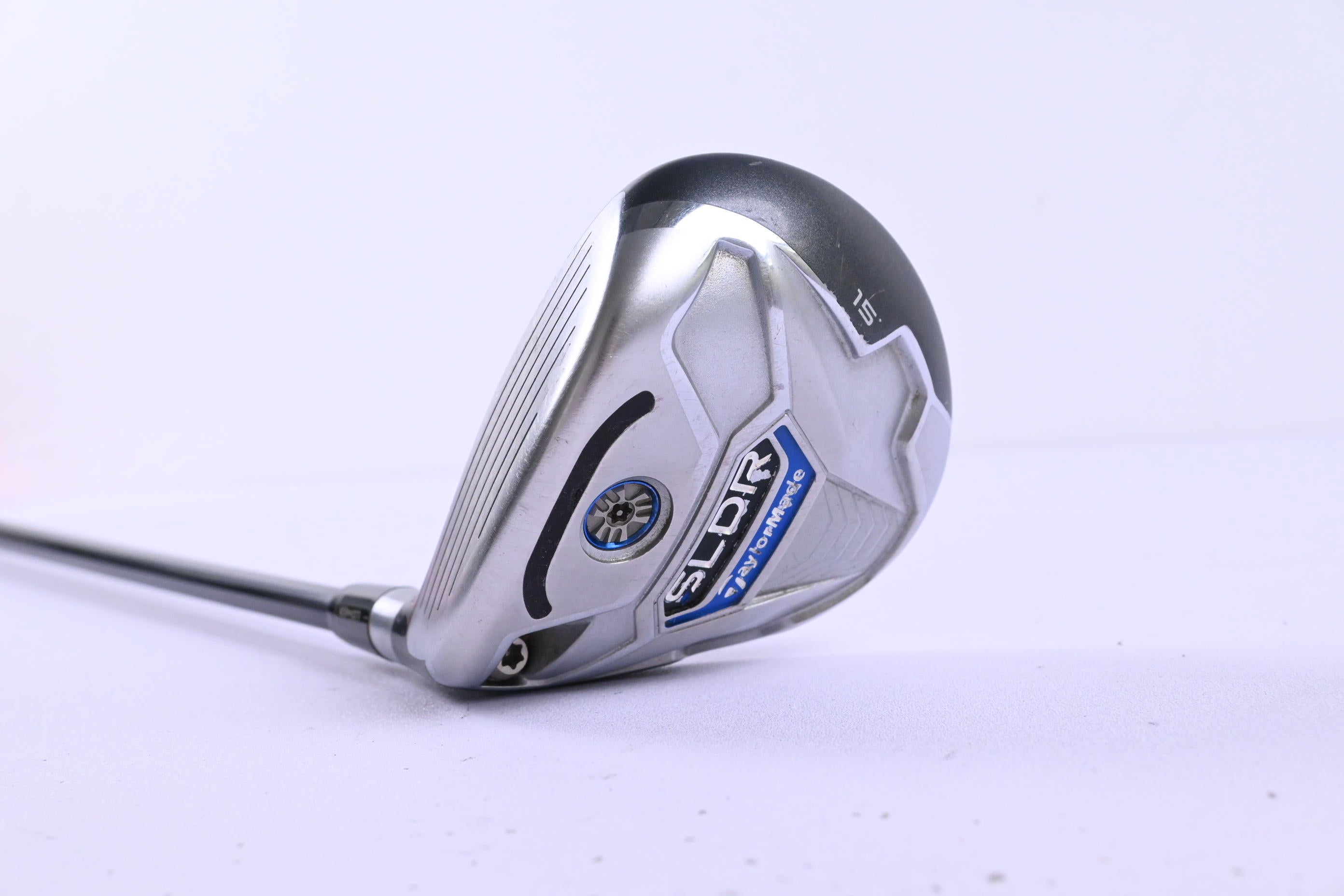 Left Hand Taylormade SLDR #3 Wood / 15 Degree / Regular Flex Motore Speeder 77