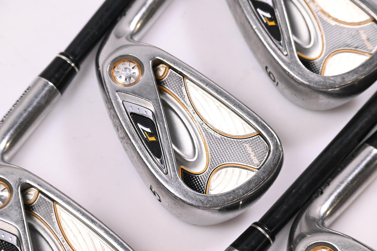 Taylormade R7 Draw Irons / 4-PW+SW / Regular Flex Taylormade REAX 55 Shafts