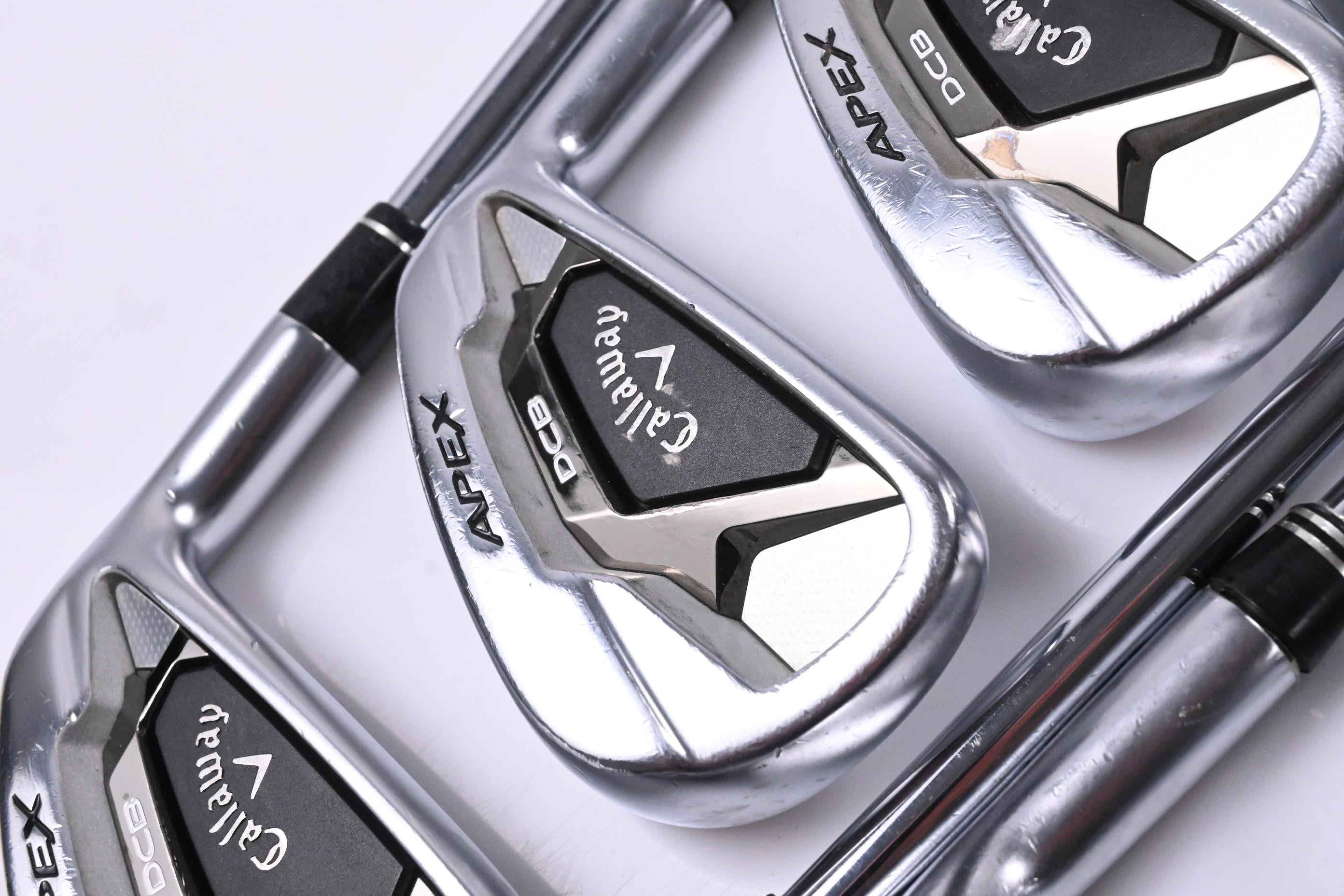 Callaway Apex DCB Irons / 4-PW+GW / Regular Flex Elevate ETS 85 Shafts
