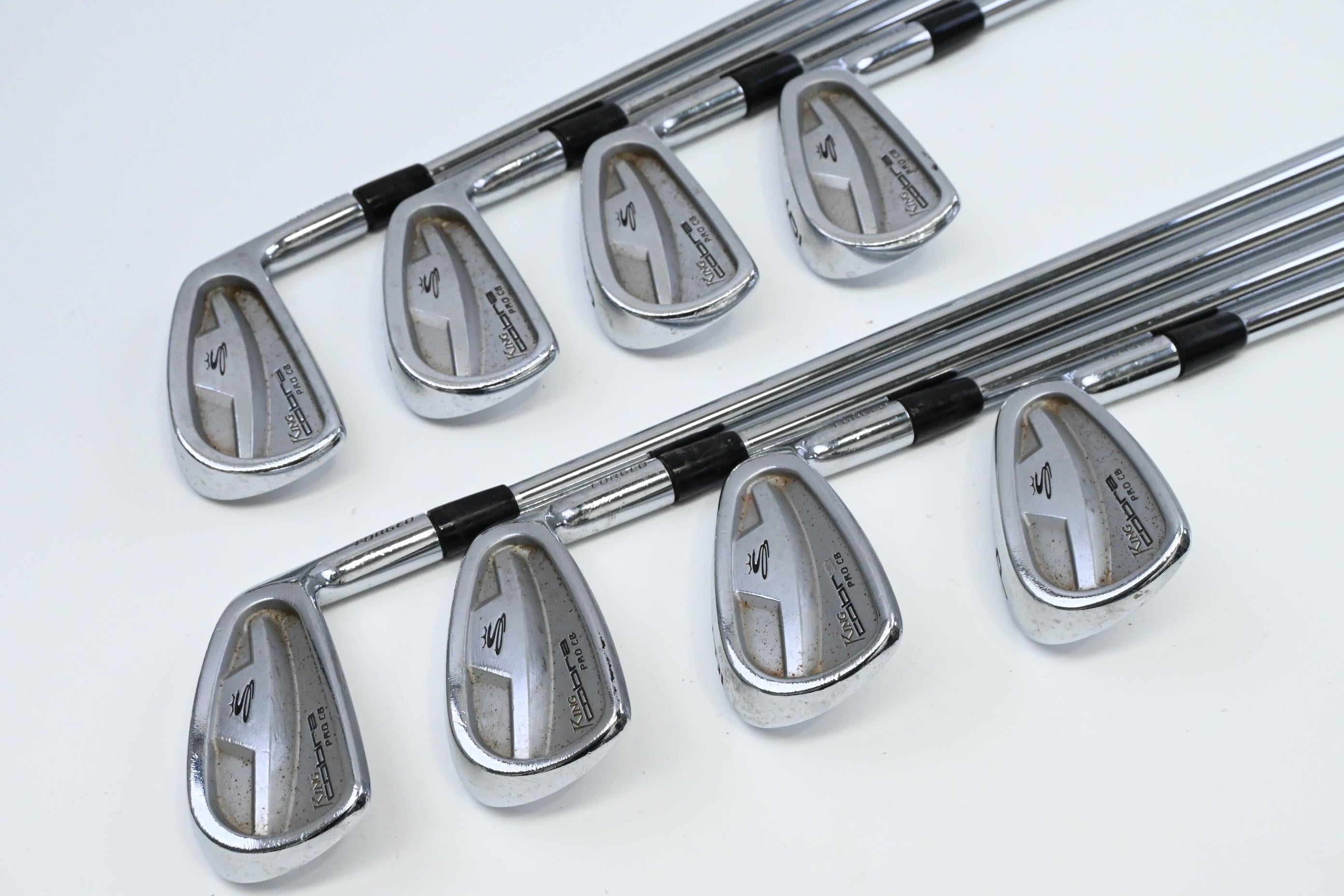 Cobra Pro CB Irons / 3-PW / Regular Flex Project X Rifle Shafts