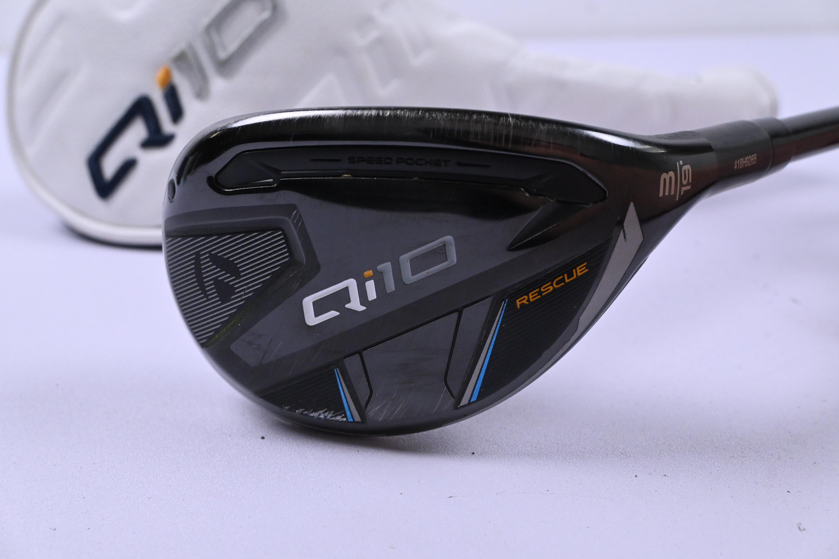 Taylormade Qi10 #3 Hybrid / 19 Degree / Stiff Flex Ventus TR Blue 7 Shaft