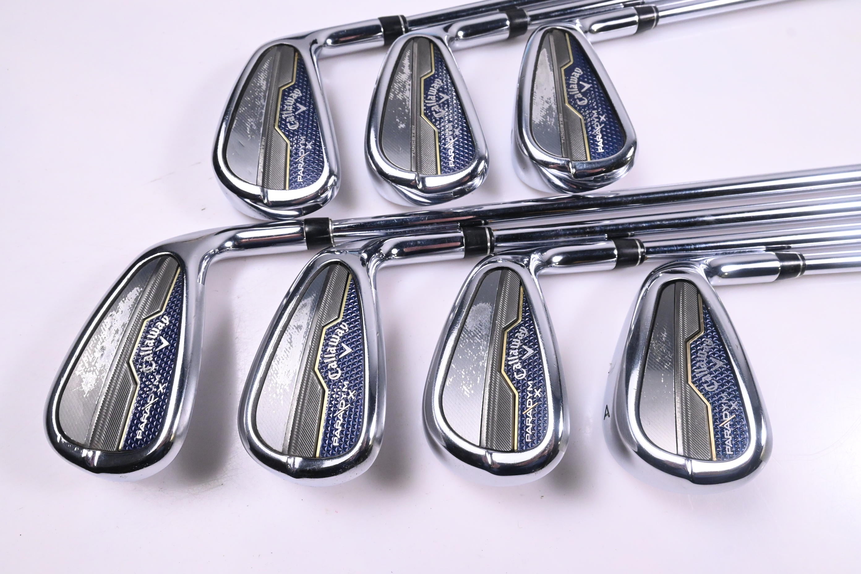 Callaway Paradym X Irons / 5-PW+AW / Regular Flex Project X Rifle Shafts