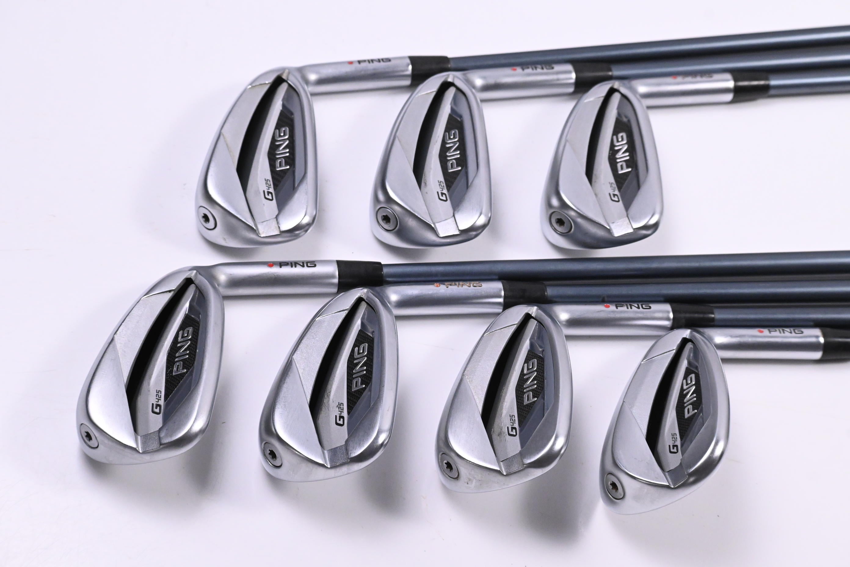 Ping G425 Irons / 5-PW+SW / Red Dot / Regular Flex Ping Alta CB Slate Shafts