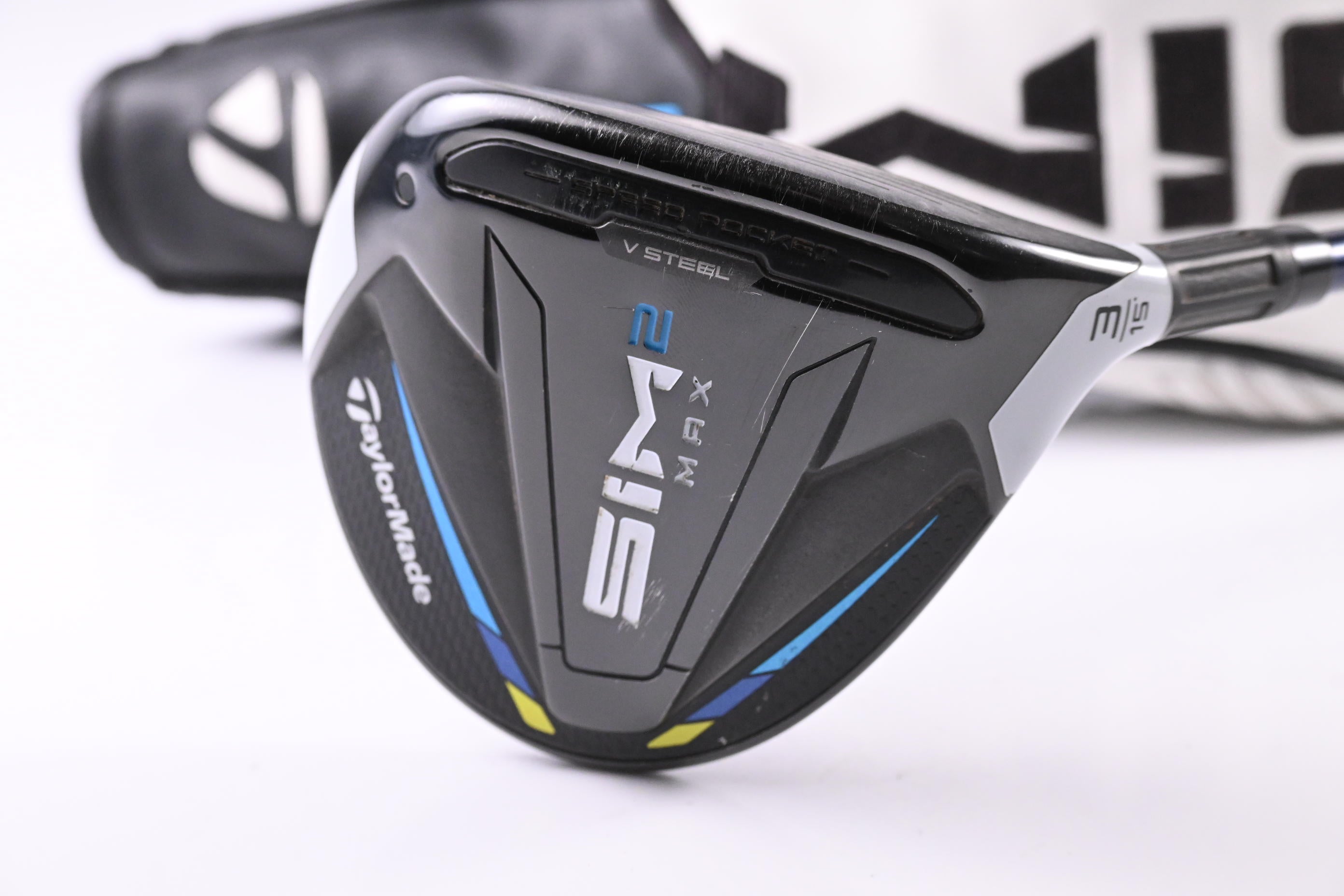 Taylormade SIM2 Max #3 Wood / 15 Degree / Stiff Flex Ventus Blue 6 Shaft