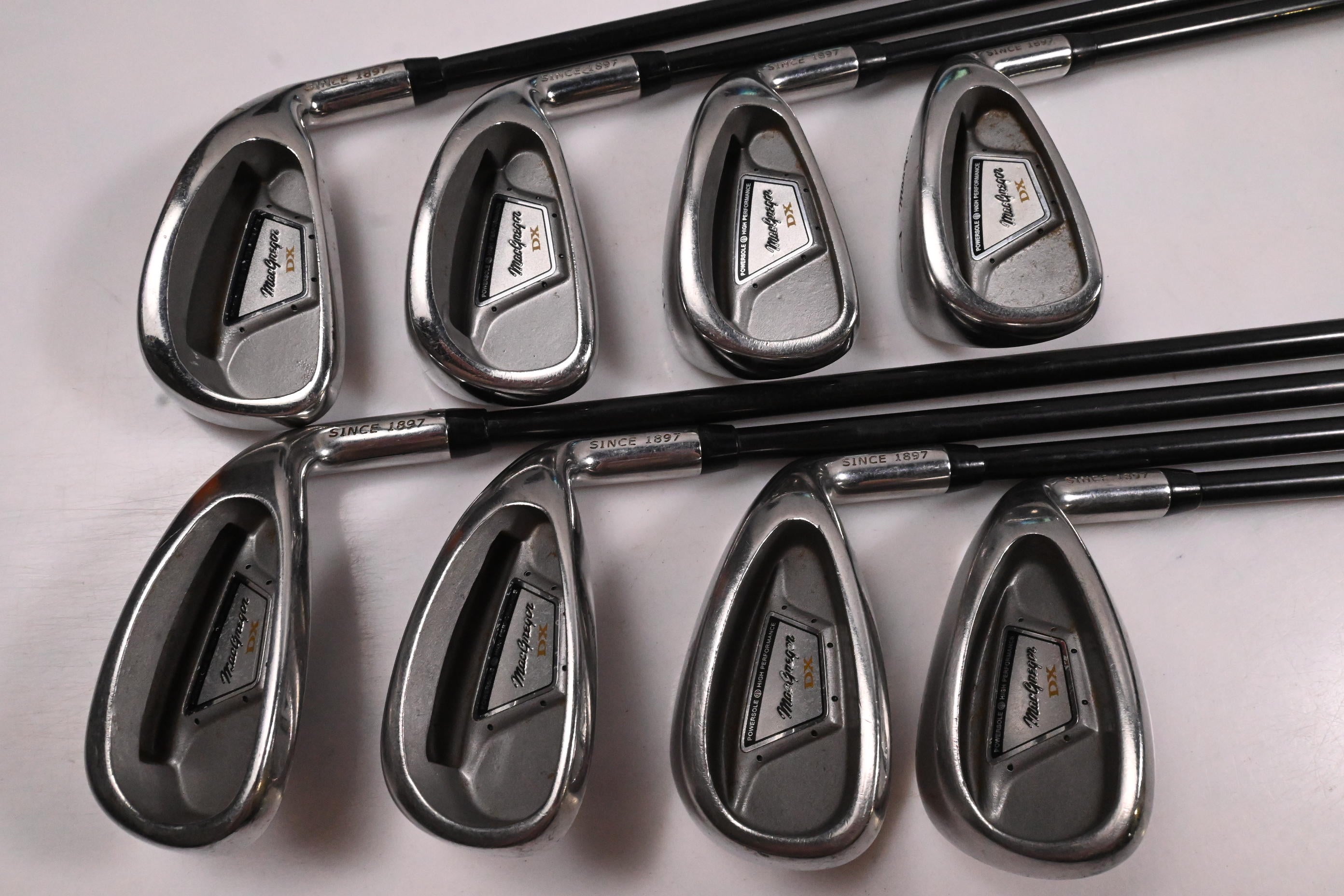 MacGregor DX Irons / 3-PW+SW / Regular Flex MacGregor Shafts / No #5 Iron