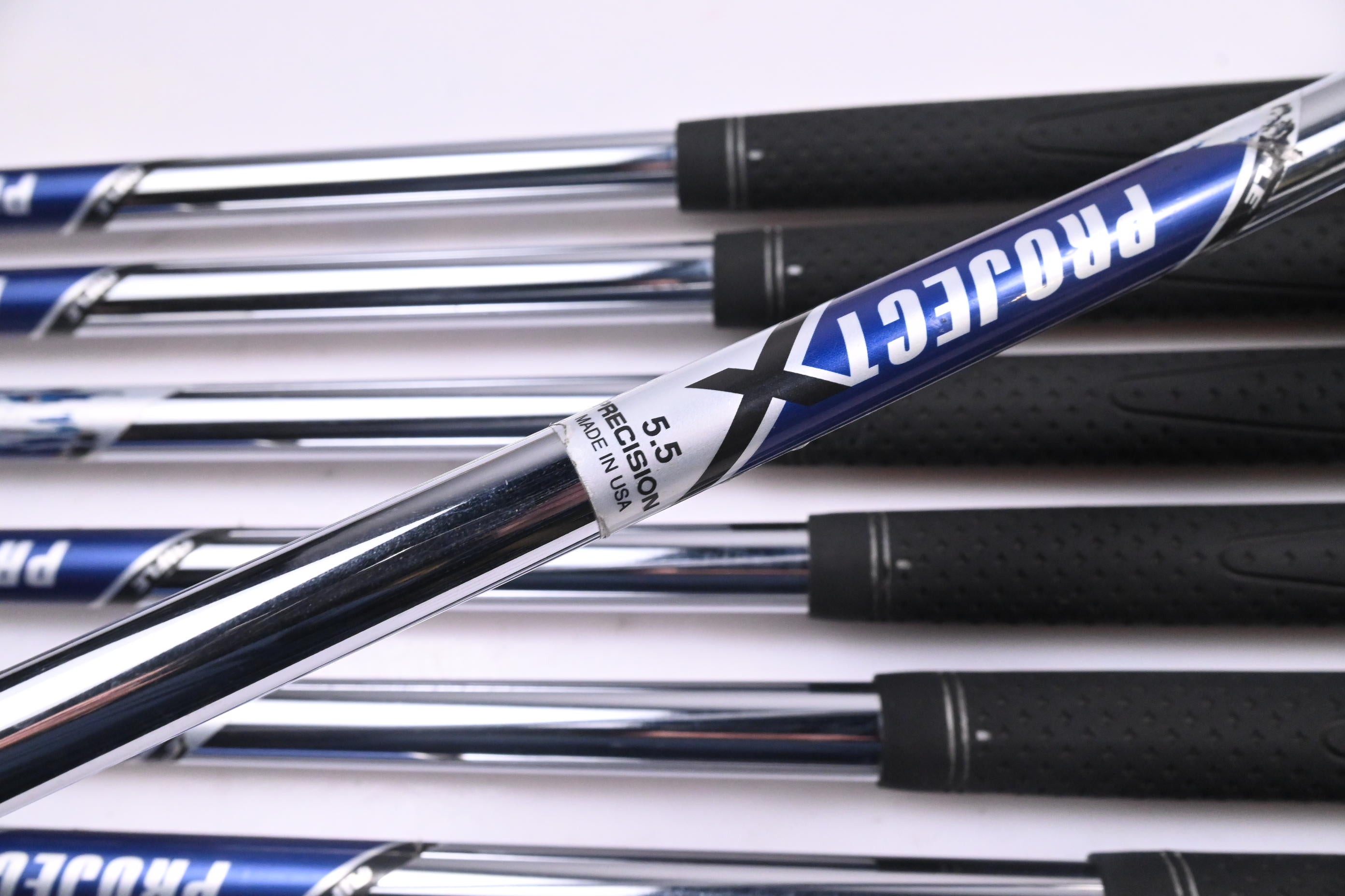 Callaway Paradym X Irons / 5-PW+AW / Regular Flex Project X Rifle Shafts