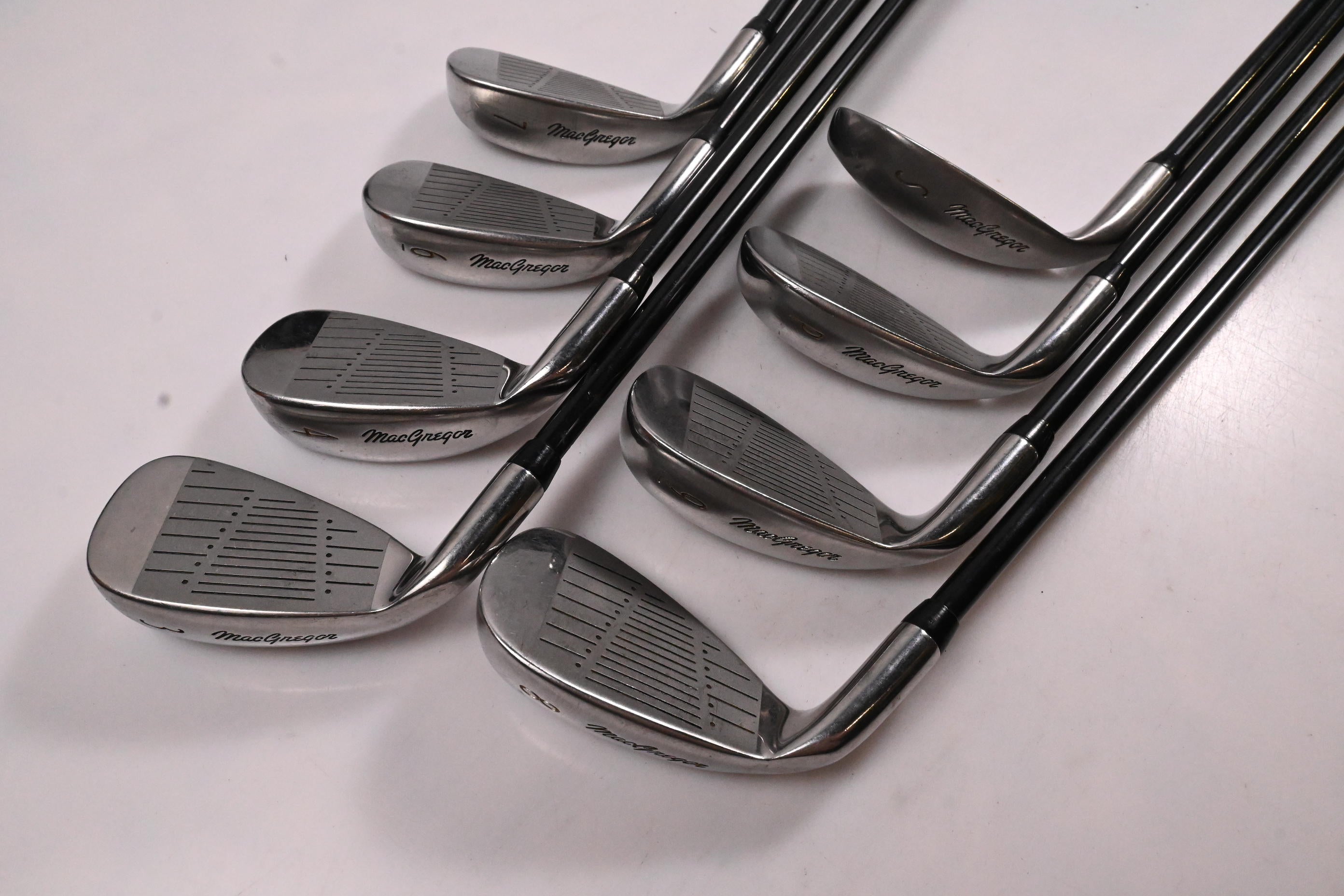 MacGregor DX Irons / 3-PW+SW / Regular Flex MacGregor Shafts / No #5 Iron
