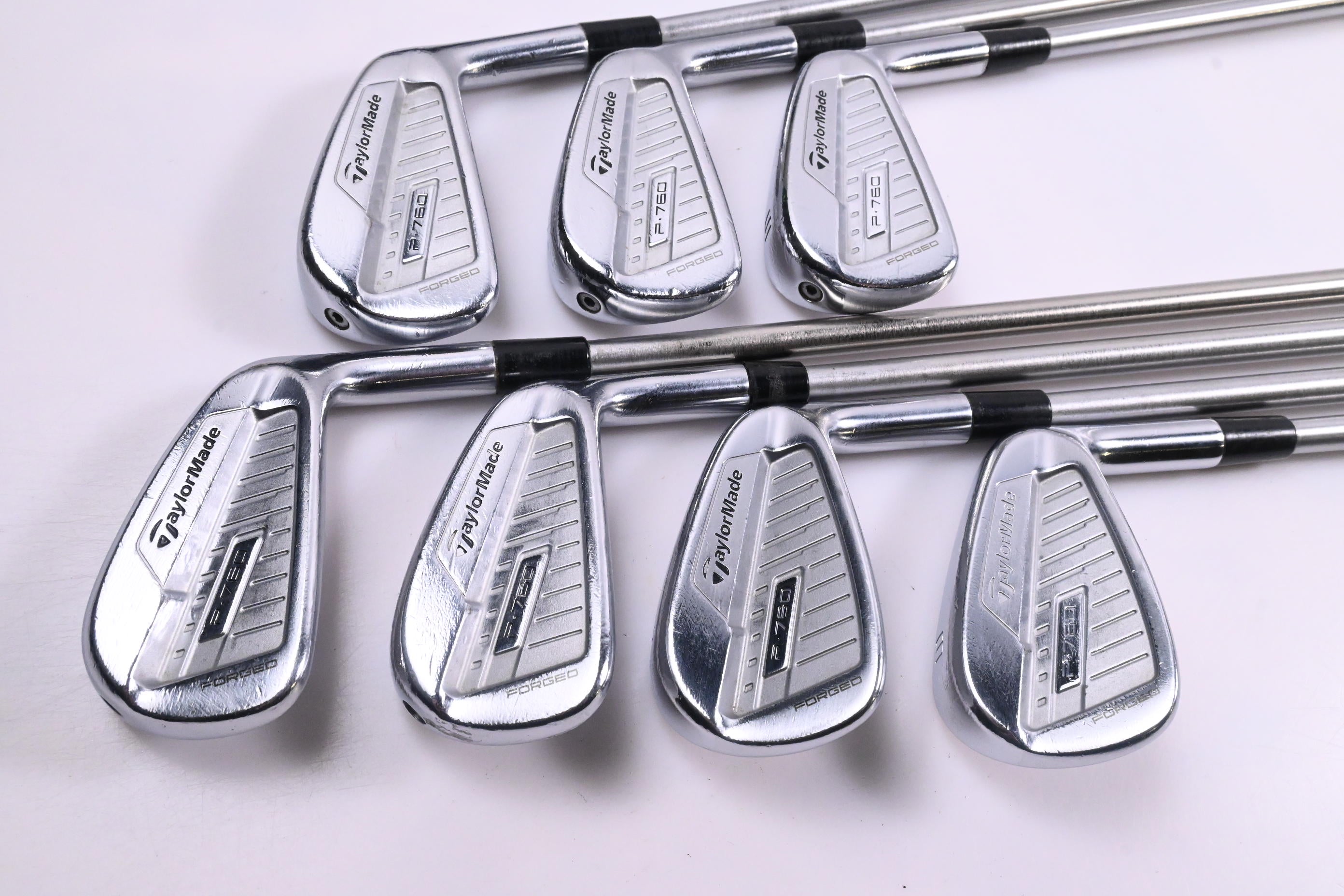 Taylormade P760 Irons / 3-9i / X-Flex KBS Tour C-Taper 130 Shafts