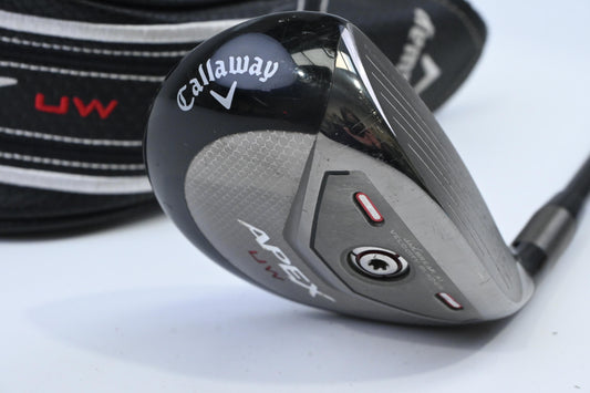 Callaway Apex UW #3 Hybrid / 19 Degree / Regular Flex Hzrdus Smoke Black RDX 70