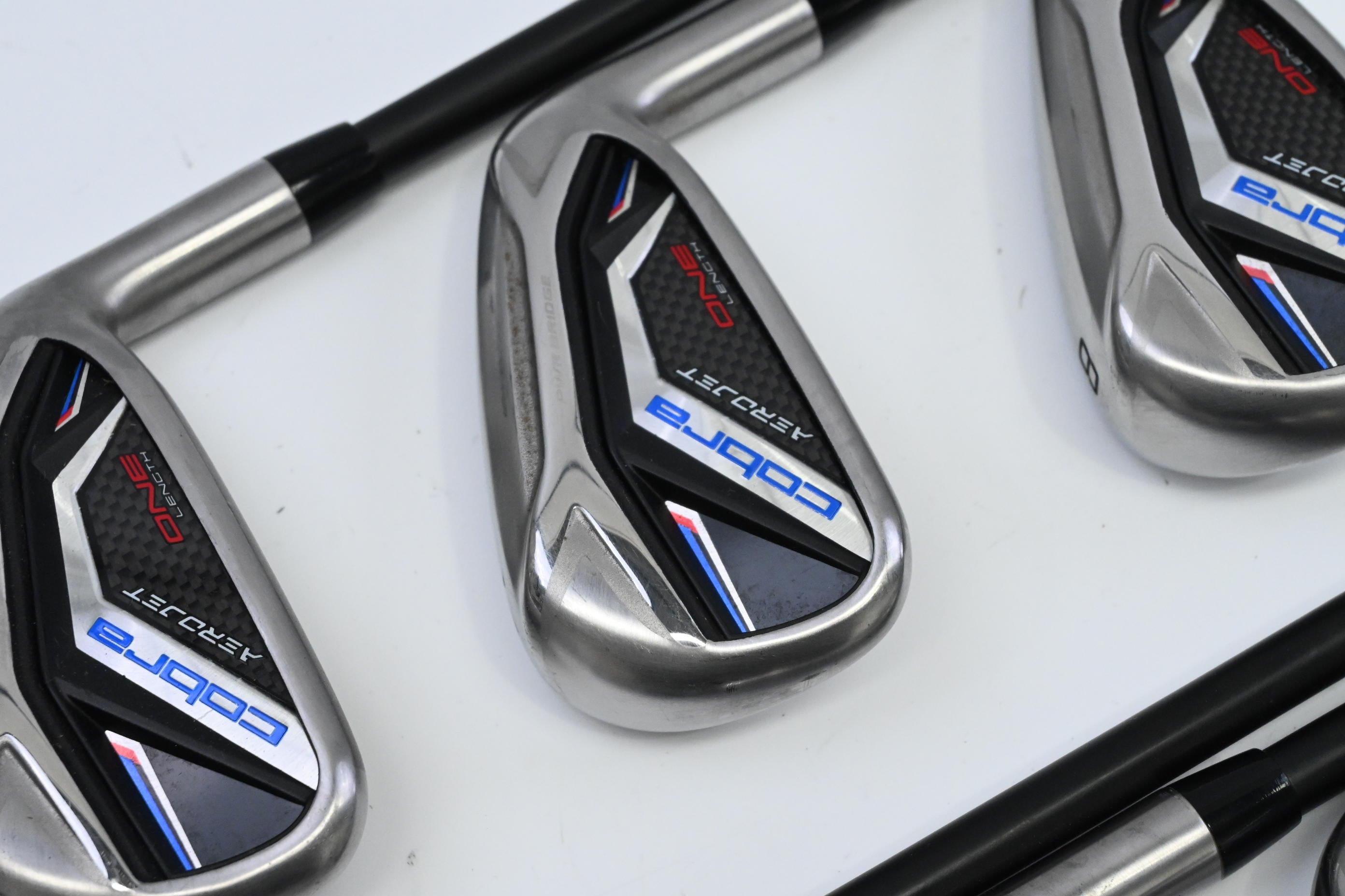Cobra Aerojet One Length Irons / 6-PW+GW+SW / Regular Flex KBS PGI 75 Shafts