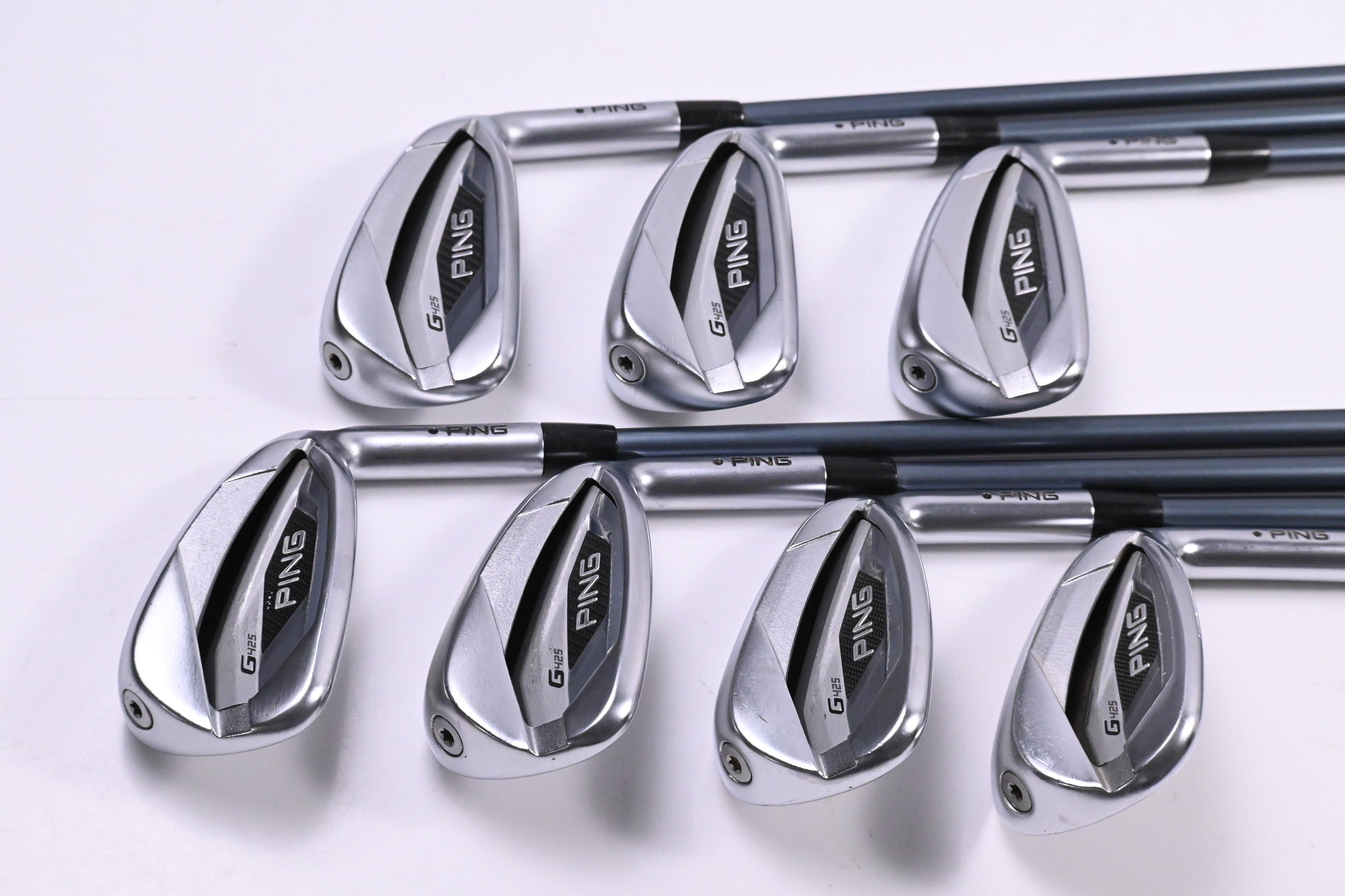 Ping G425 Irons / 5-PW+SW / Black Dot / Regular Flex Ping Alta CB Slate Shafts