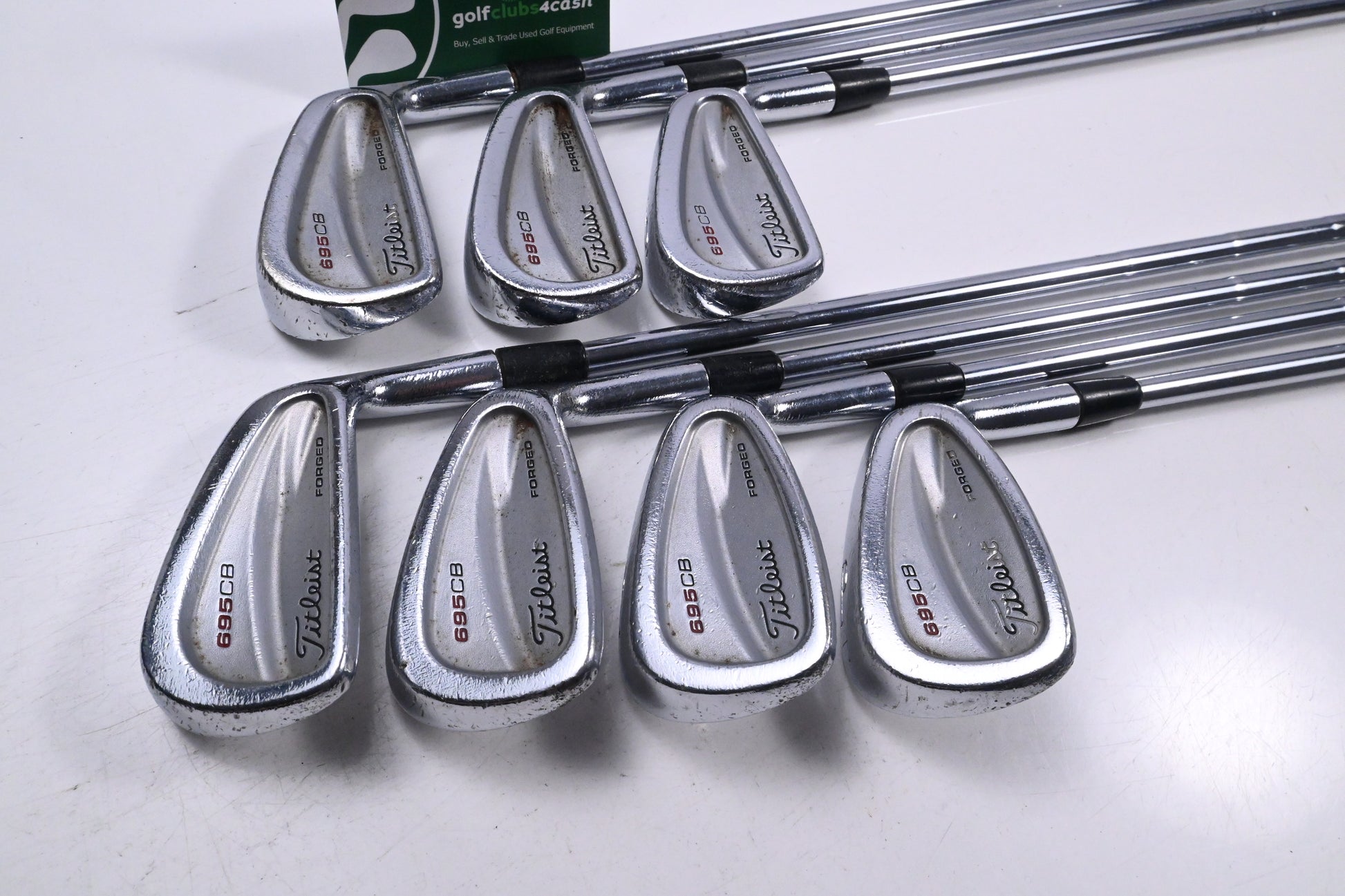 Titleist 695 CB Irons / 4-PW / Stiff Flex Dynamic Gold S300 Shafts