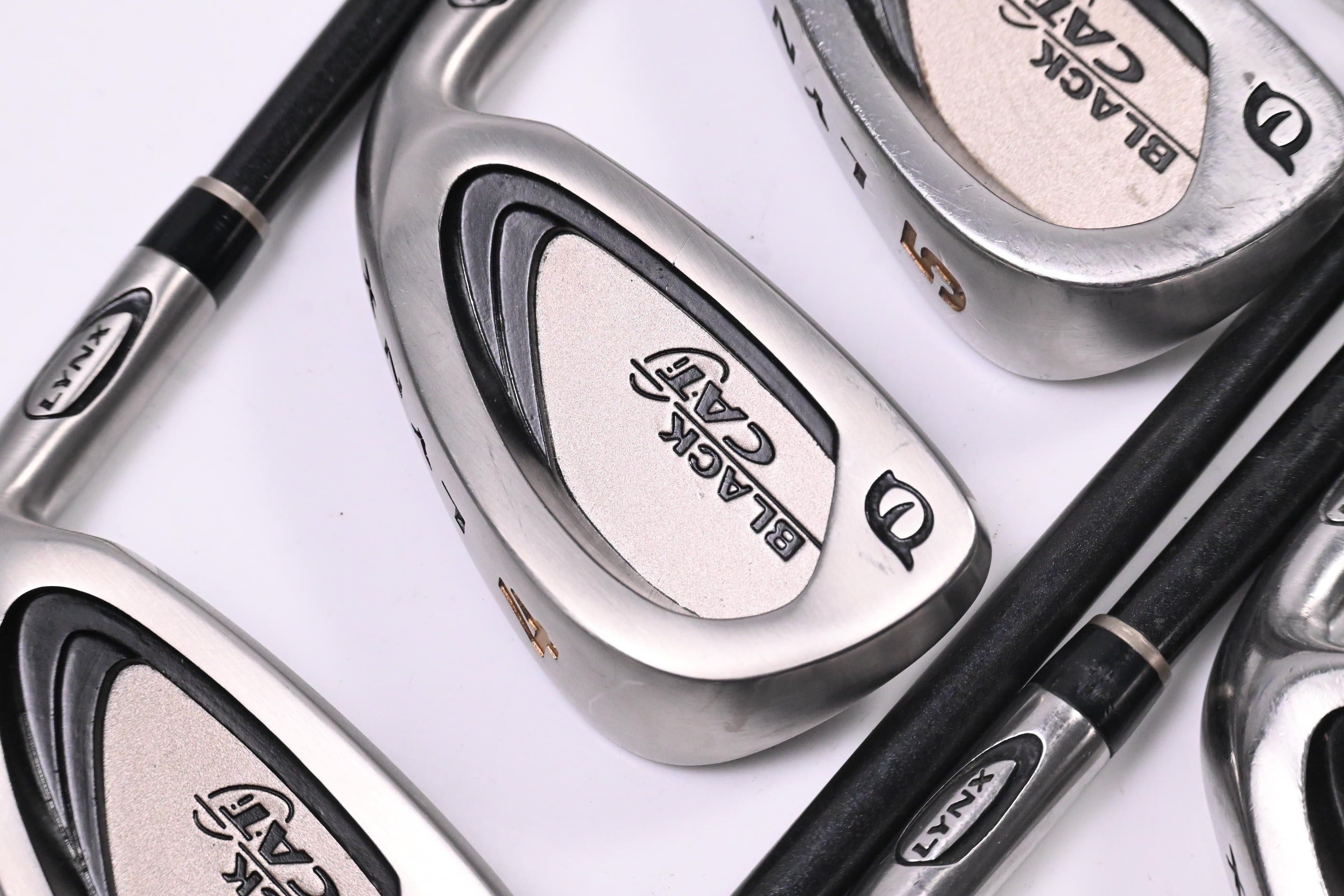 Lynx Black Cat 1995 Irons / 3-PW+SW / Regular Flex Duel Flare Shafts
