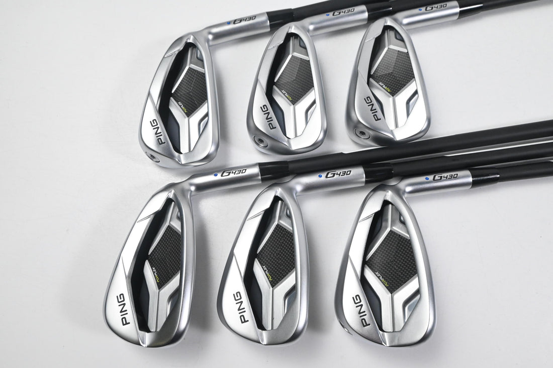 Ping G430 Irons / 5-PW / Blue Dot / Regular Flex Ping Alta CB Black AWT Shafts