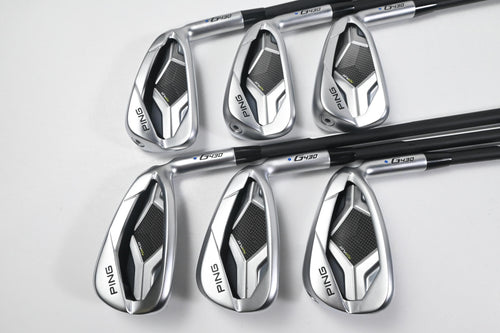 Ping G430 Irons / 5-PW / Blue Dot / Regular Flex Ping Alta CB Black AWT Shafts