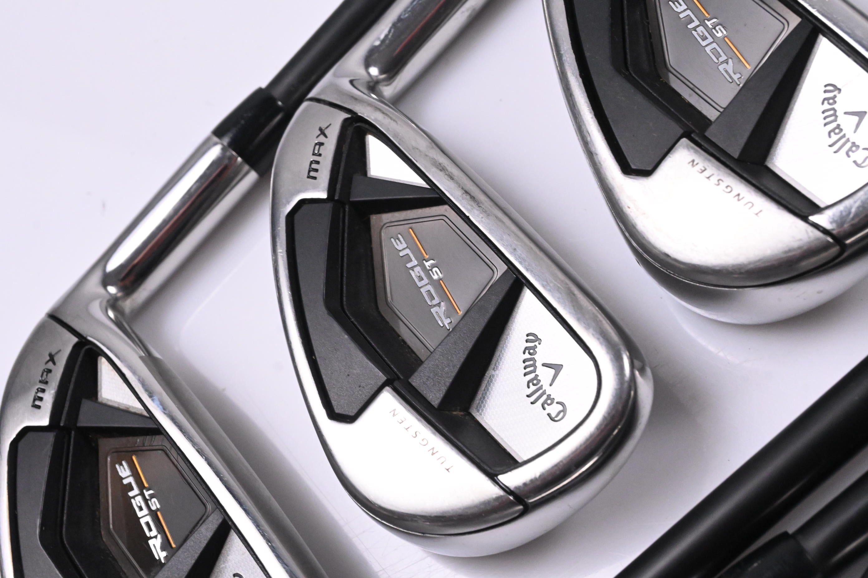 Callaway Rogue ST Max Irons / 4-PW+AW+GW / Senior Flex Cypher 50 Shafts