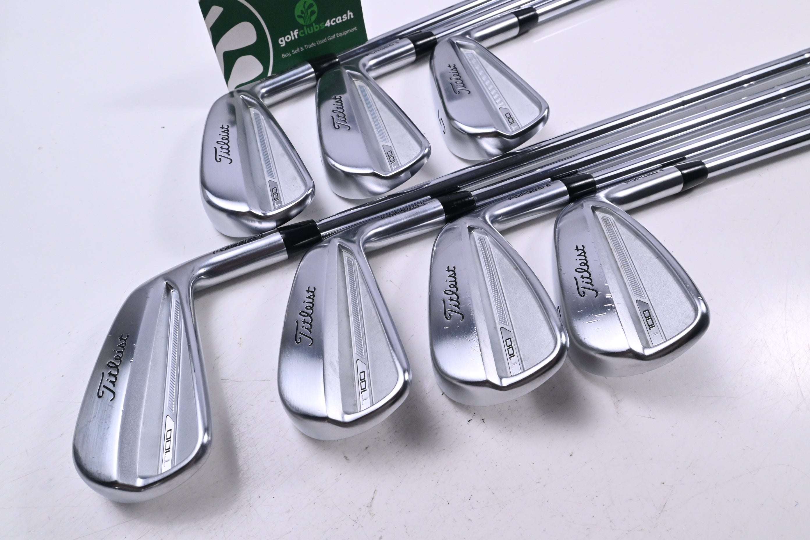 Titleist T100 2023 Irons / 3-9i / Stiff Flex AMT Tour White S300 Shafts