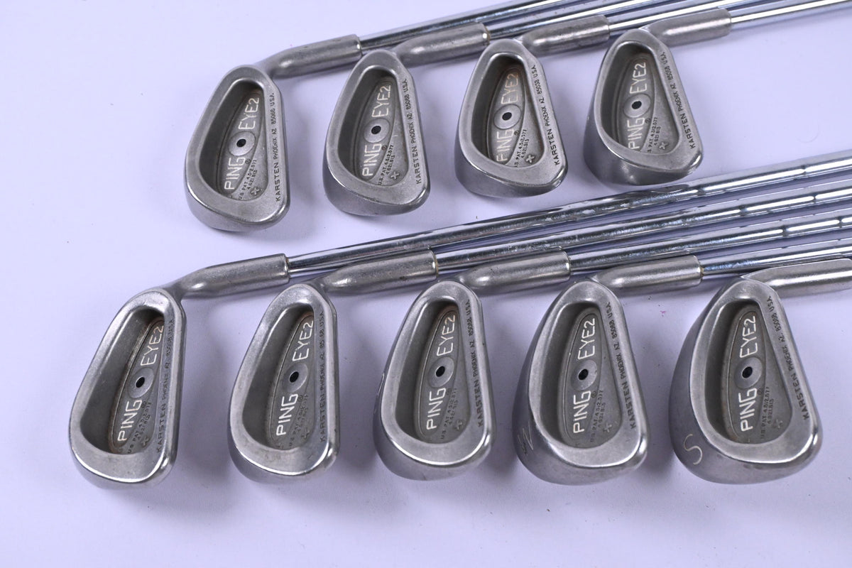 Ping Eye 2 Irons / 3-PW+SW / Black Dot / Stiff Flex Ping ZZ Lite Shafts