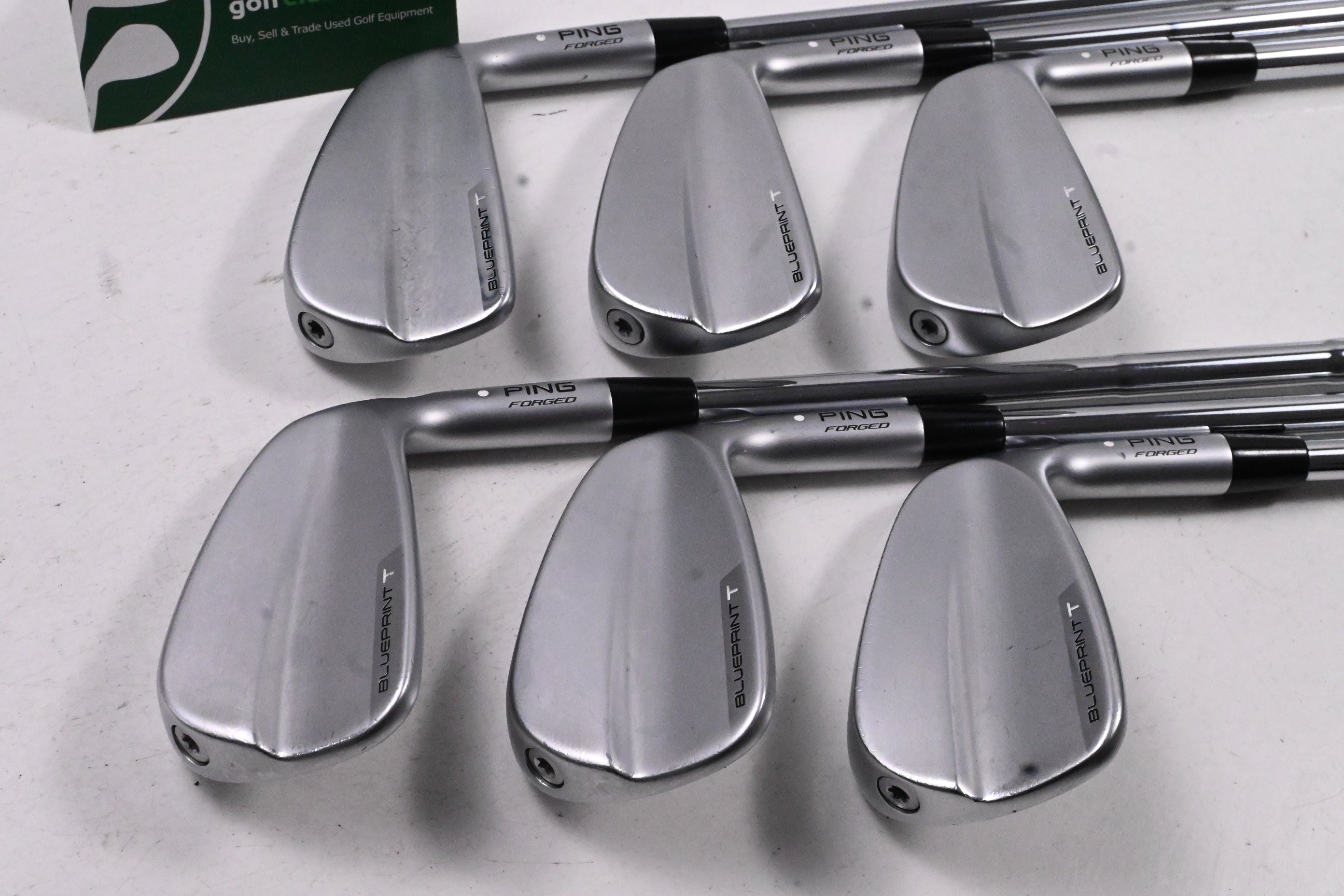 Ping Blueprint T Irons / 5-PW / White Dot / X-Flex Dynamic Gold Mid 115 X100