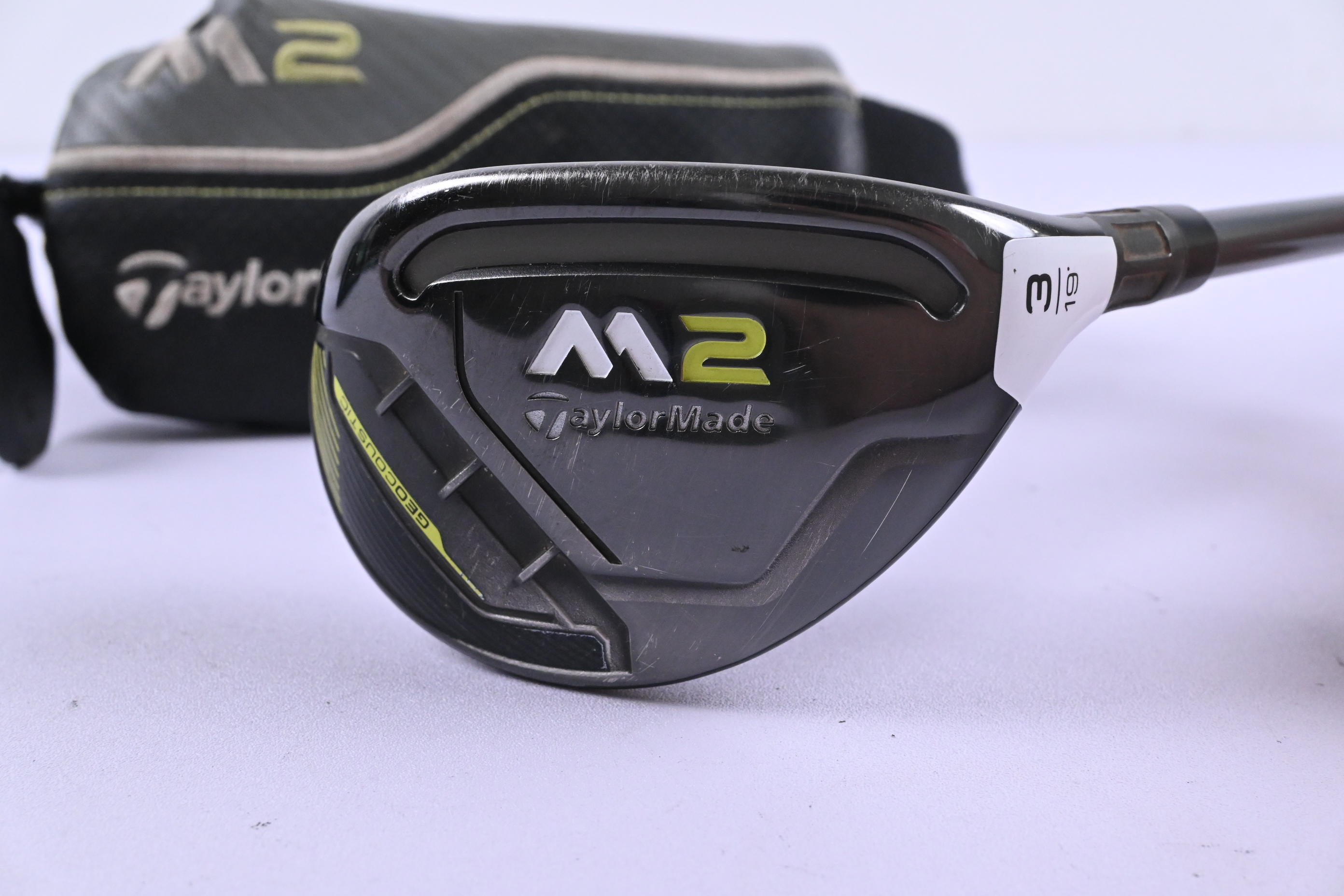 Taylormade M2 2017 #3 Hybrid / 19 Degree / Regular Flex Taylormade REAX 65 Shaft