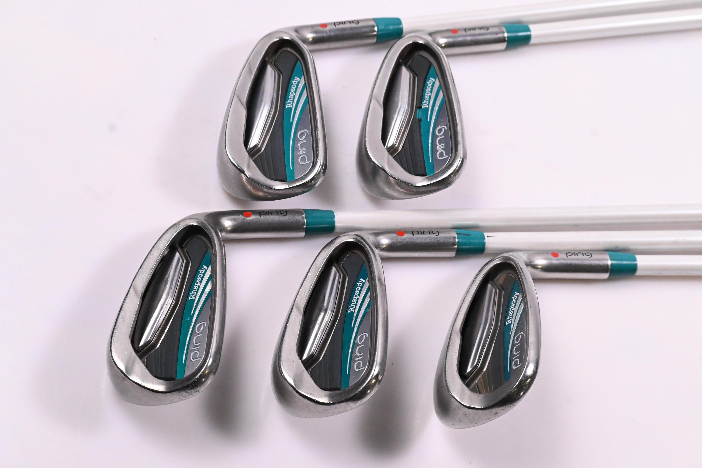 Ladies Ping Rhapsody 2015 Irons / 7-PW+SW / Red Dot / Ladies Flex Ping ULT220