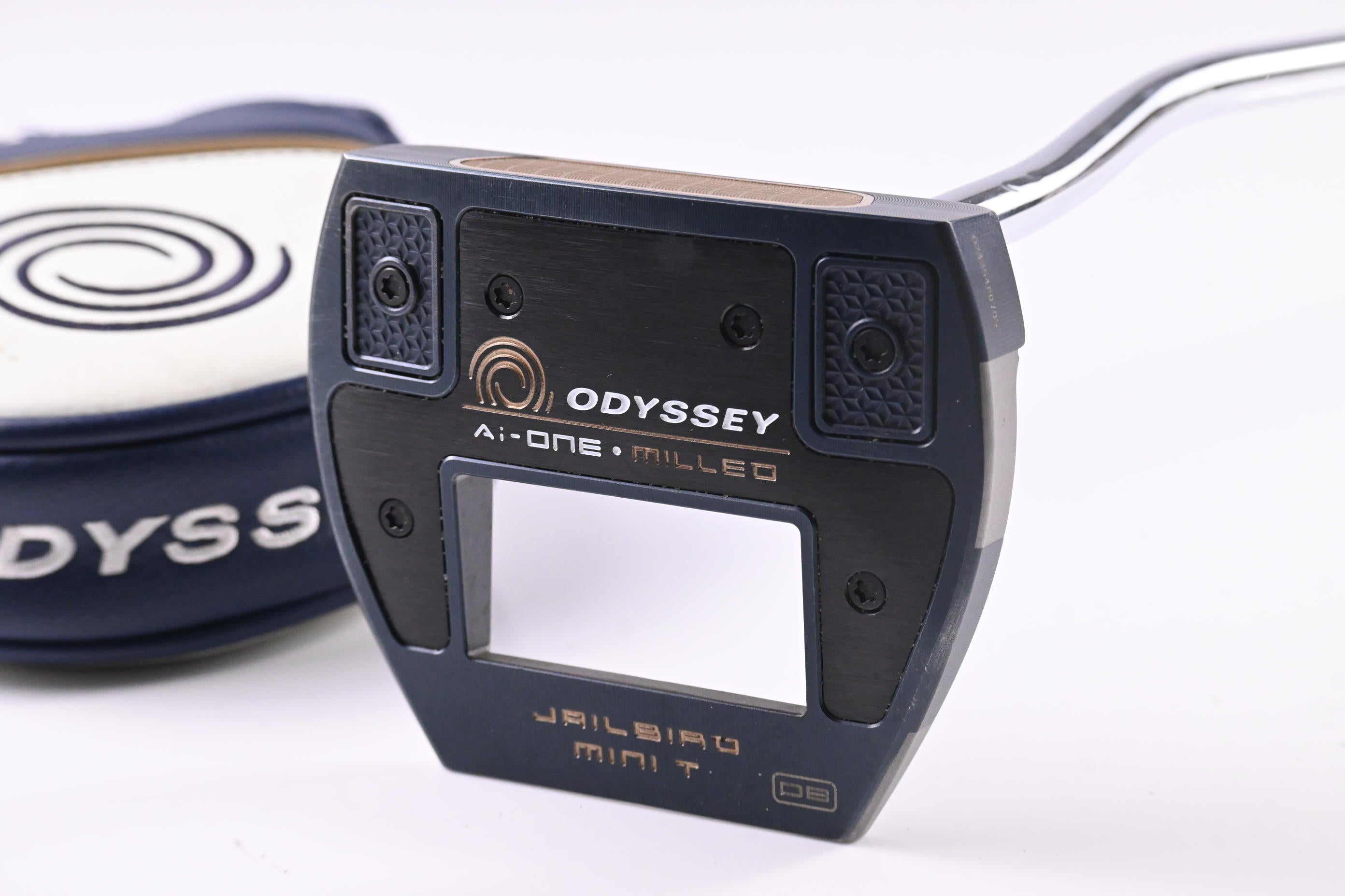 Odyssey Ai-One Milled Jailbird Mini T Double Bend Putter / 33 Inch