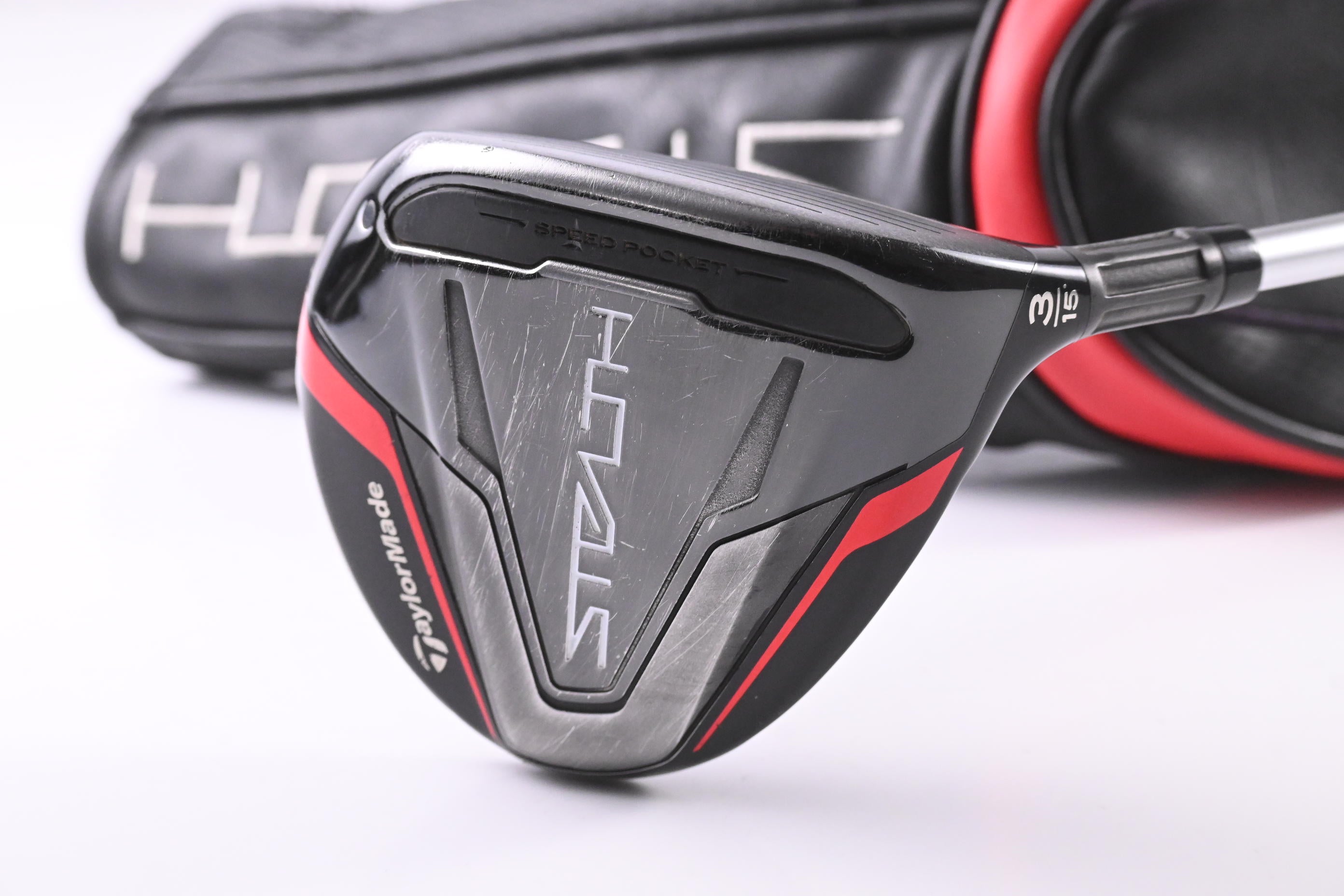 Taylormade Stealth #3 Wood / 15 Degree / Stiff Flex Aldila Ascent Red 60 Shaft