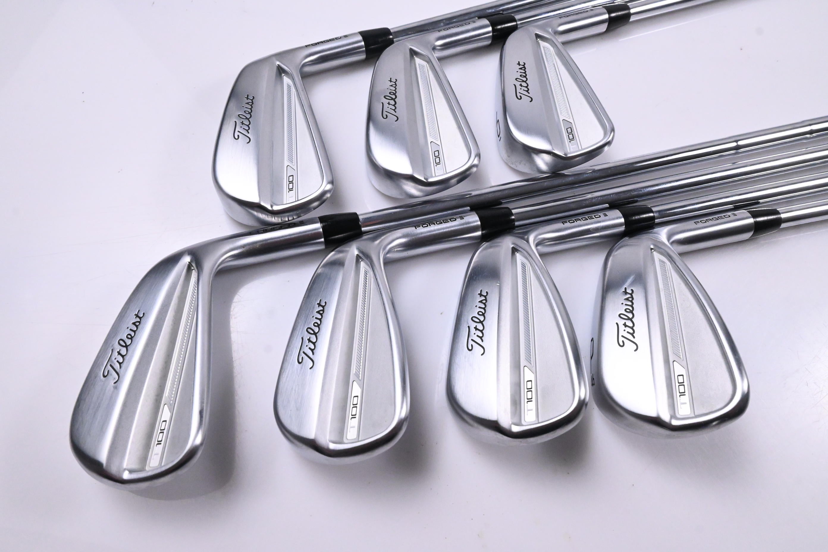 Titleist T100 2023 Irons / 4-PW / Stiff Flex AMT Tour White S300 Shafts