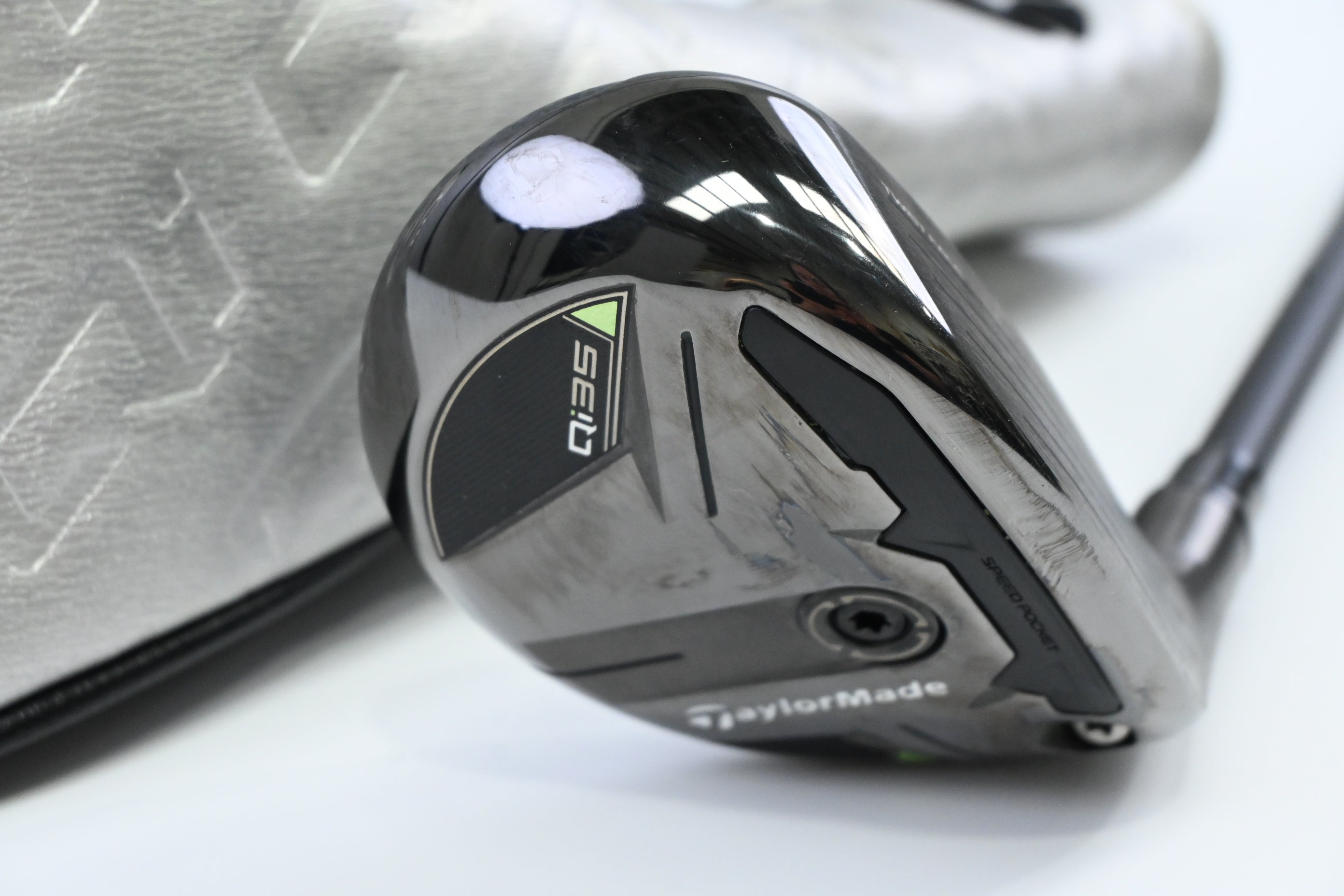 Taylormade Qi35 #4 Hybrid / 22 Degree / Stiff Flex Tensei 1K Black 85 Shaft