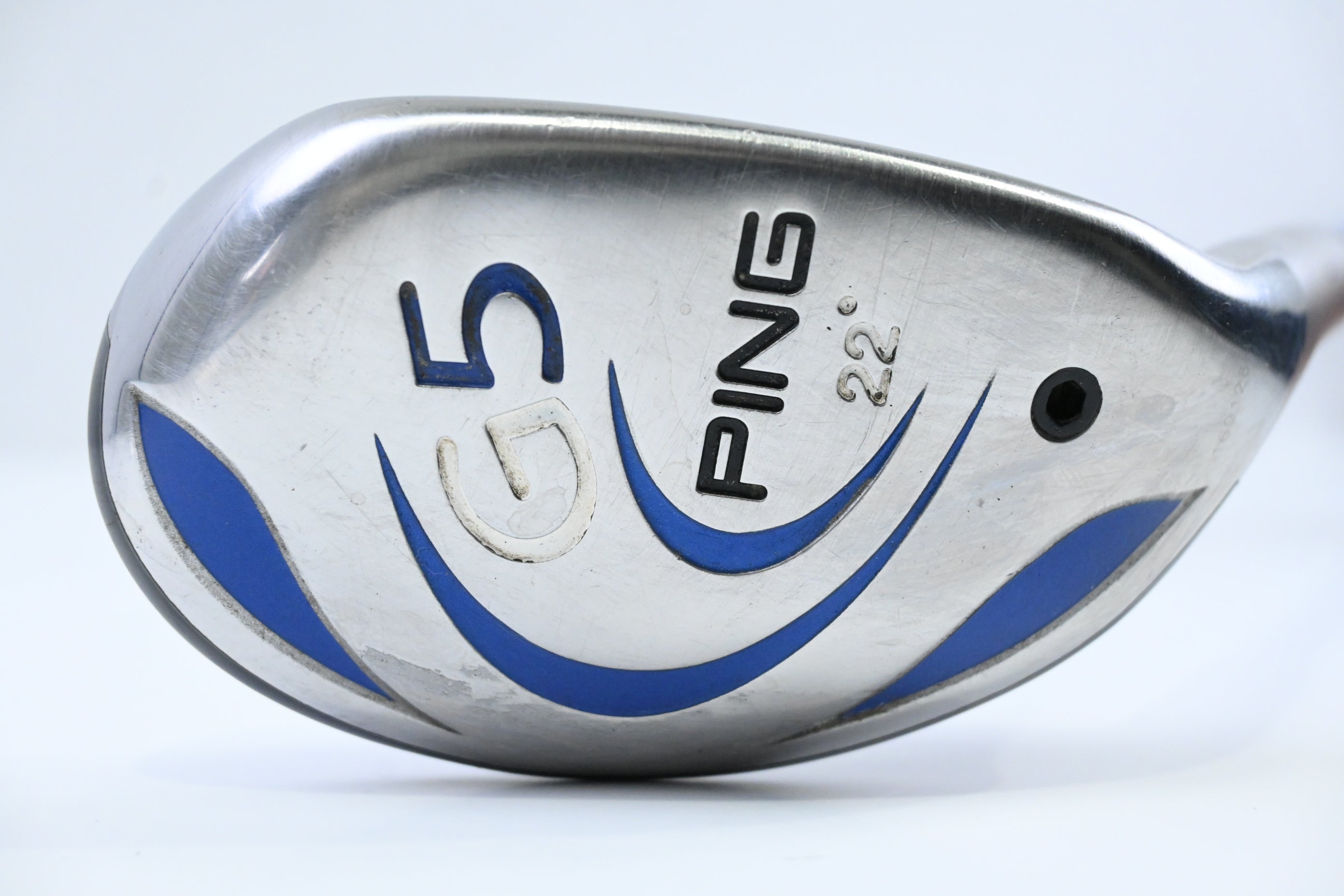 Ping G5 #4 Hybrid / 22 Degree / Regular Flex Grafalloy ProLaunch Blue Shaft