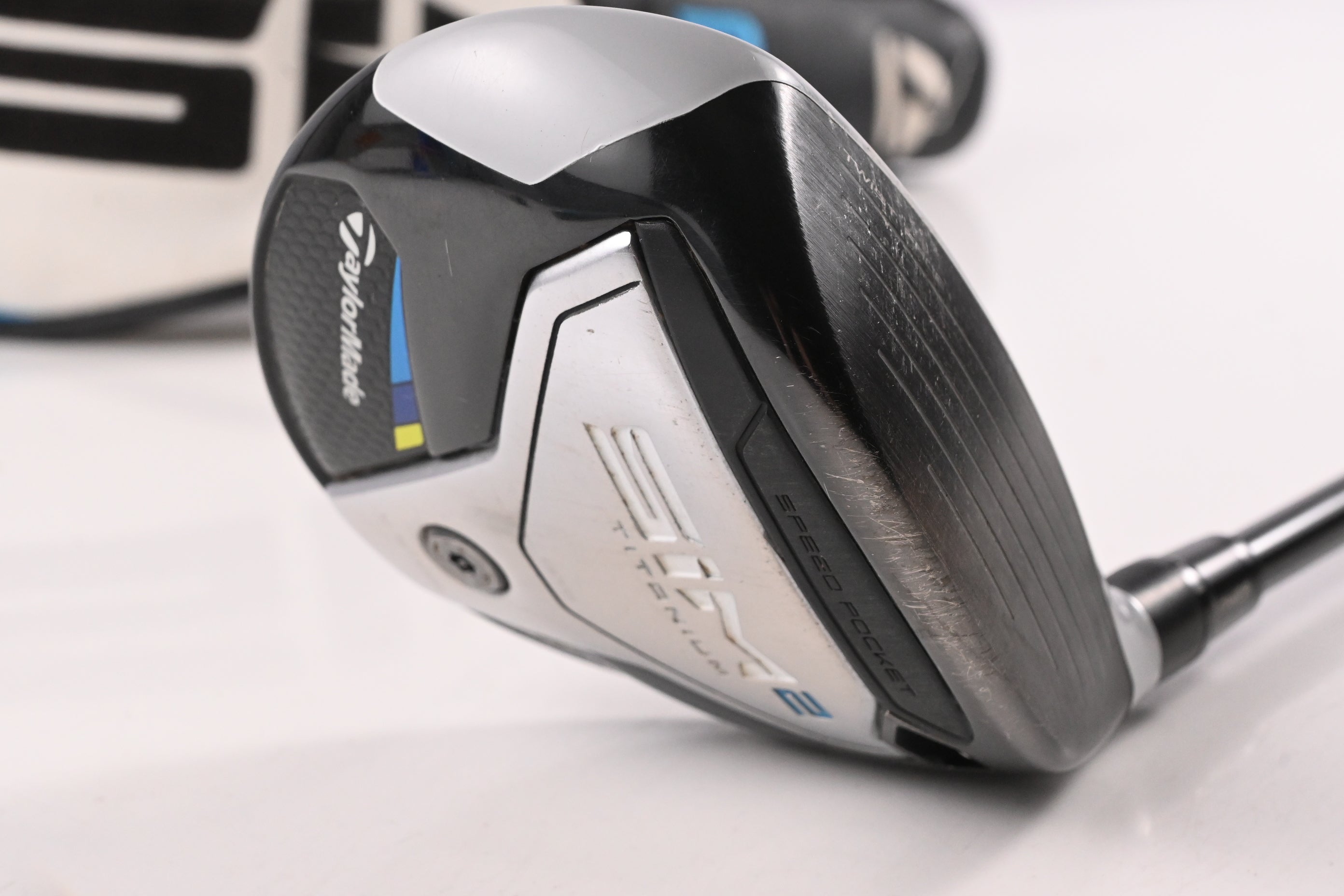 Taylormade SIM2 Ti #3 Wood / 15 Degree / Stiff Flex Tensei AV Blue Raw 65 Shaft