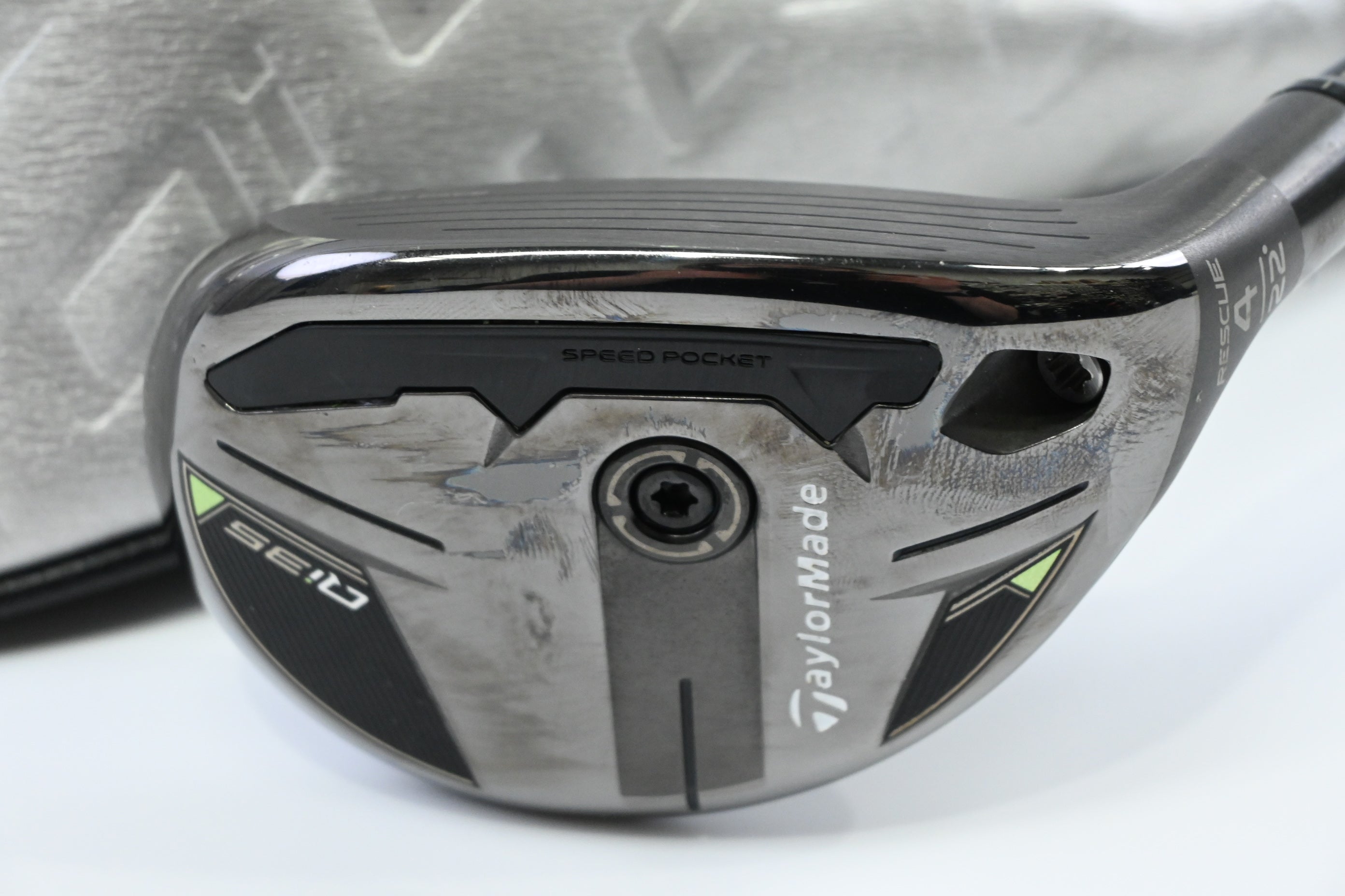 Taylormade Qi35 #4 Hybrid / 22 Degree / Stiff Flex Tensei 1K Black 85 Shaft
