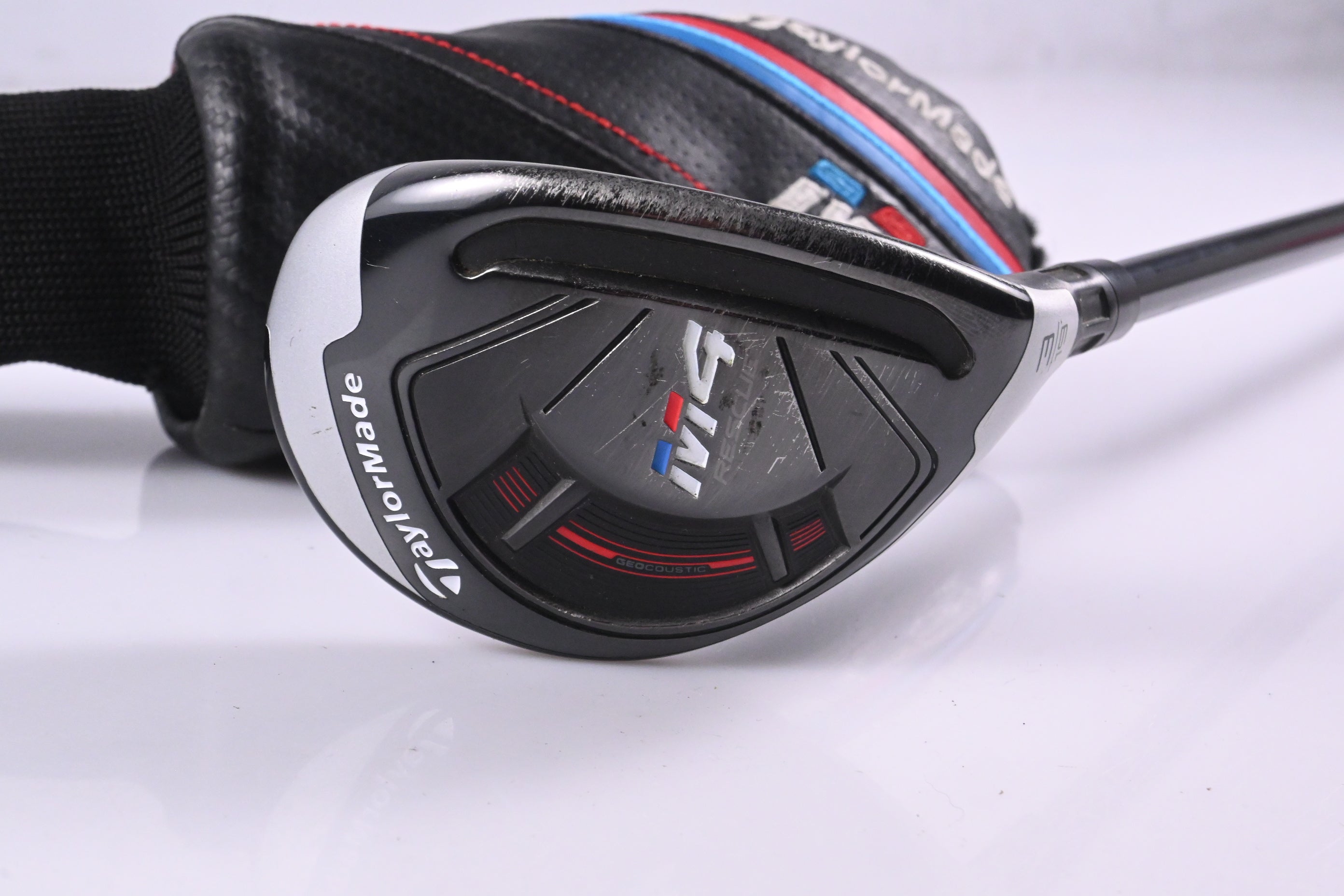 Taylormade M4 #3 Hybrid / 19 Degree / Stiff Flex Fujikura Atmos Red 7 Shaft