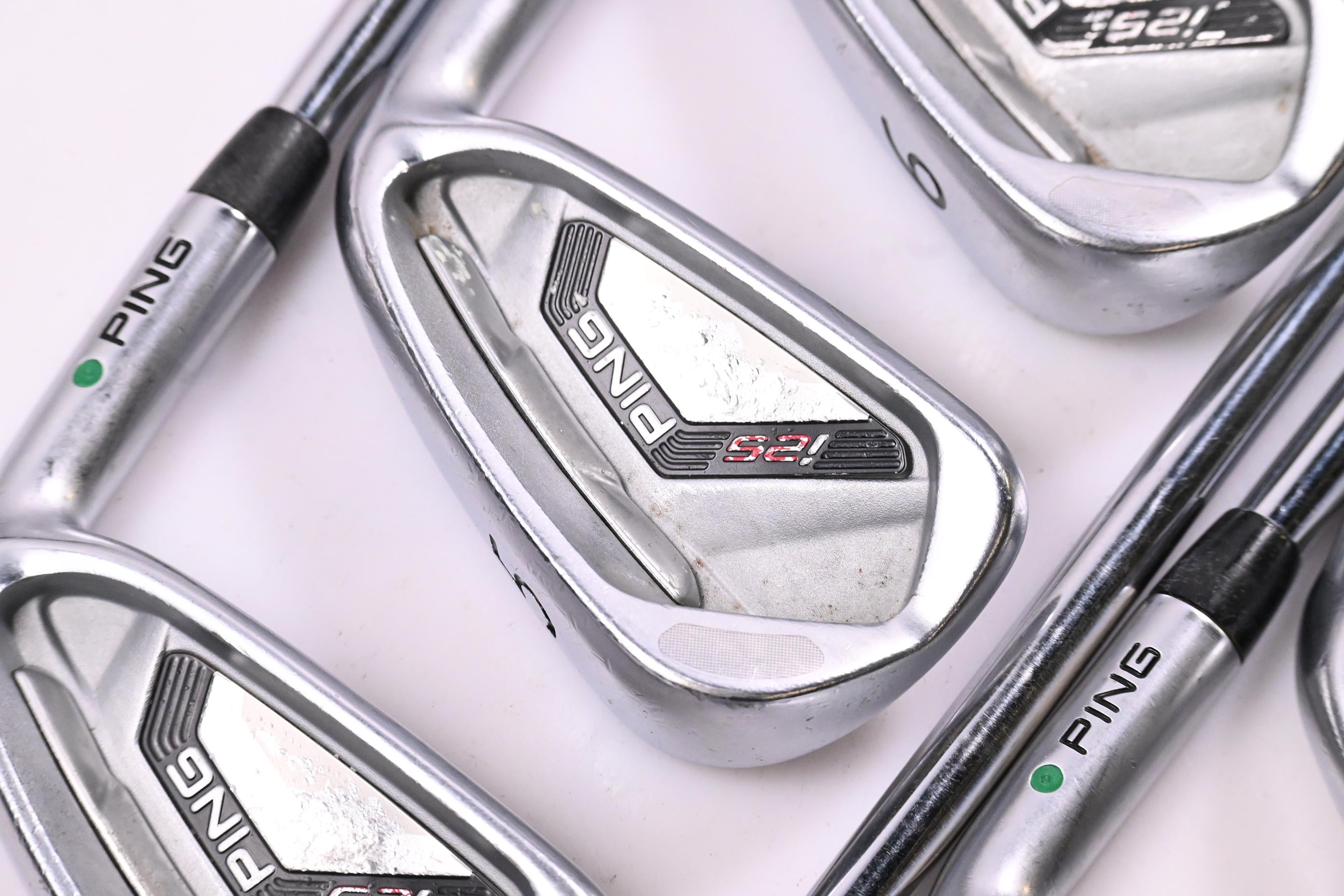 Ping i25 Irons / 4-PW / Green Dot / Regular Flex Ping CFS Shafts