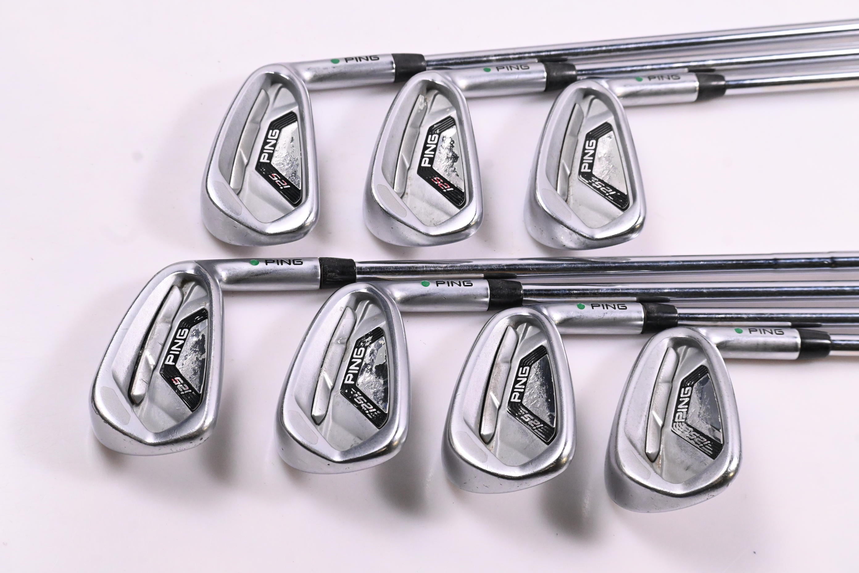 Ping i25 Irons / 4-PW / Green Dot / Regular Flex Ping CFS Shafts