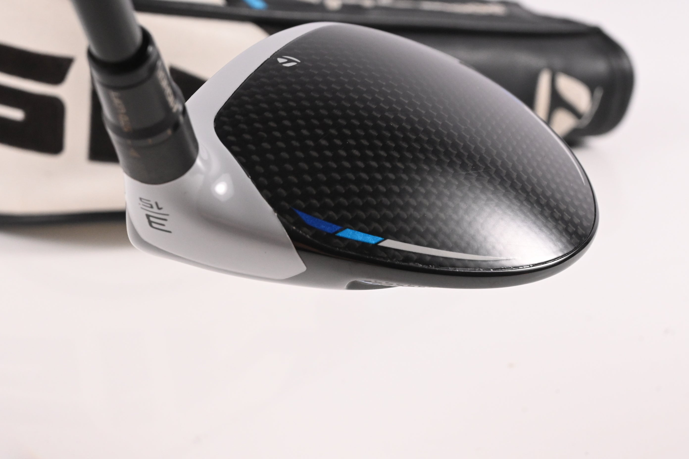 Taylormade SIM2 Ti #3 Wood / 15 Degree / Stiff Flex Tensei AV Blue Raw 65 Shaft