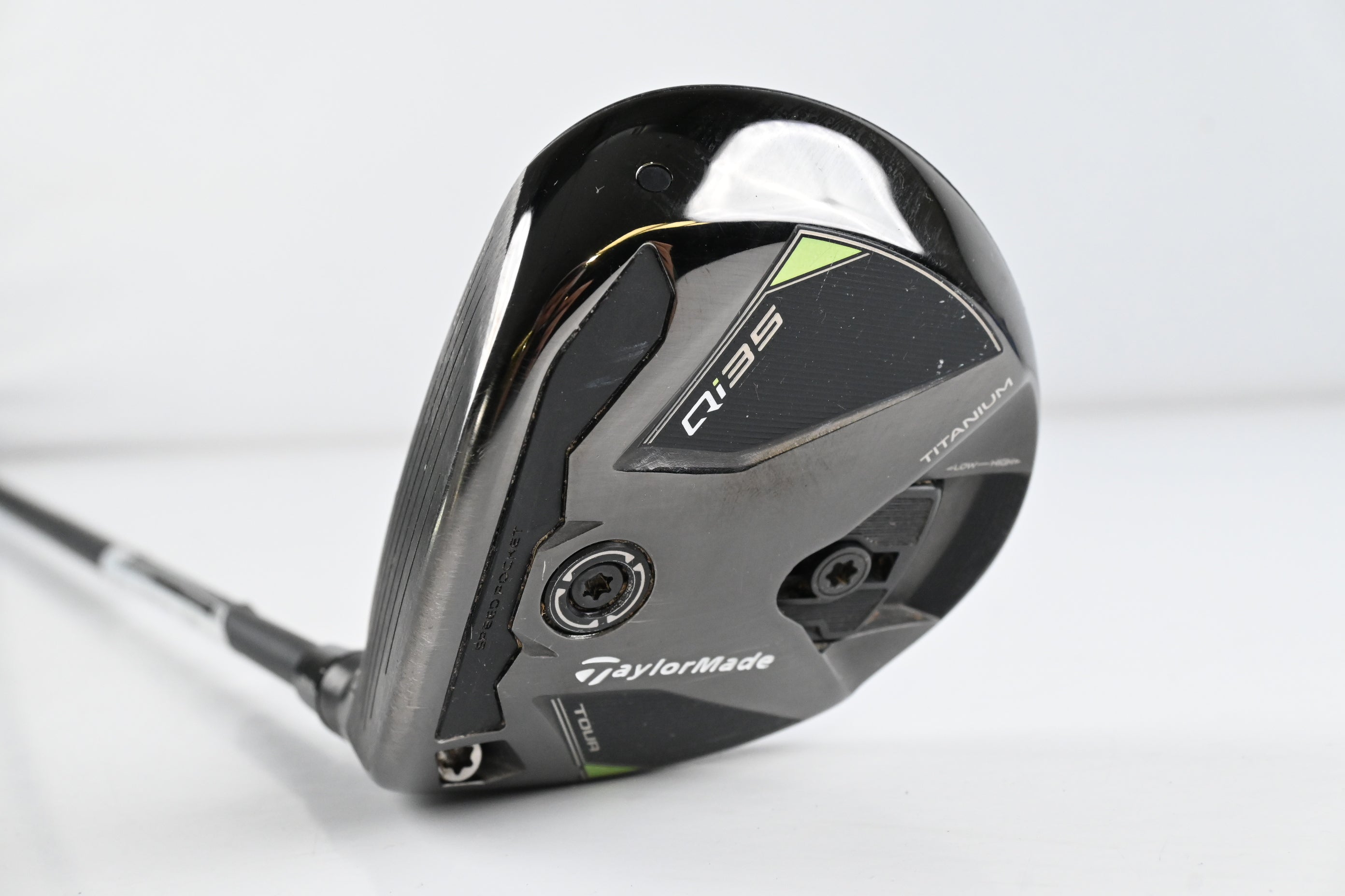 Left Hand Taylormade Qi35 Tour #3 Wood / 15 Degree / Stiff Flex Kai'li Blue 75