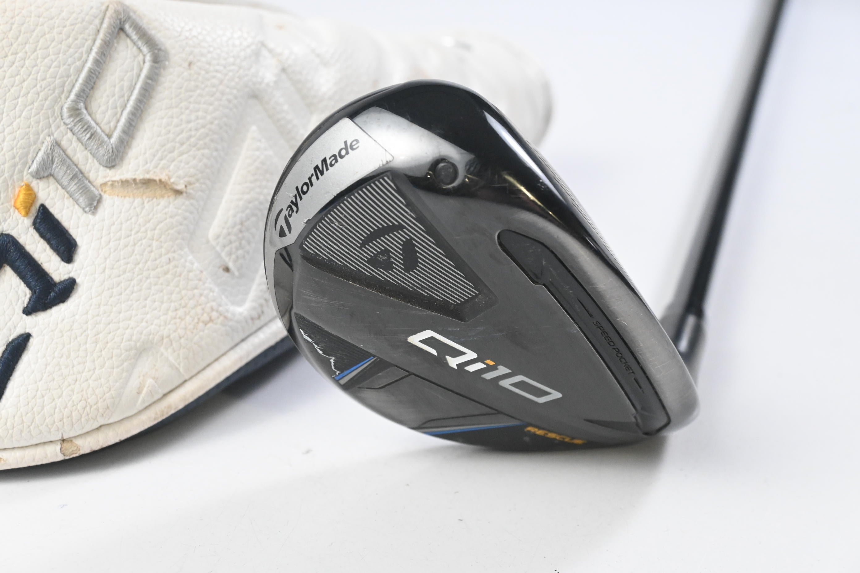 Taylormade Qi10 #4 Hybrid / 22 Degree / Stiff Flex Ventus TR Blue 7 Shaft