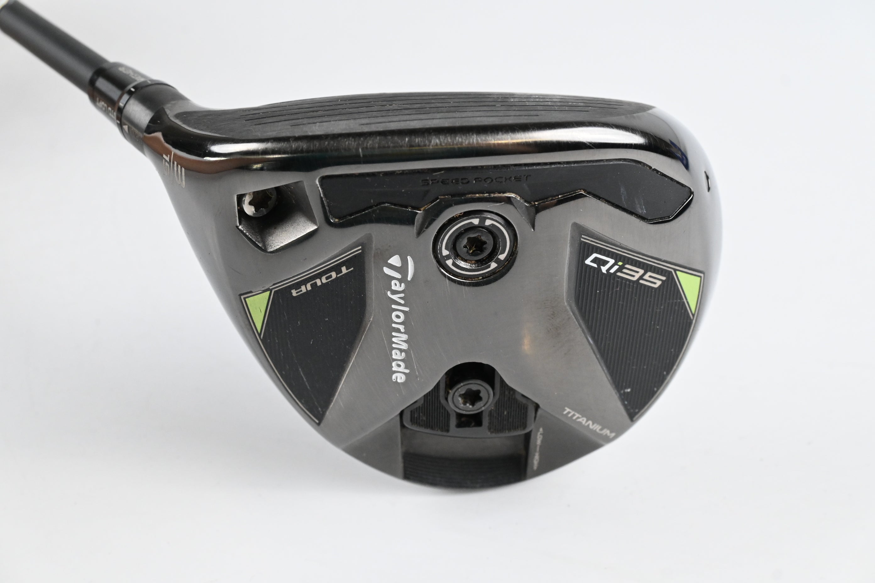 Left Hand Taylormade Qi35 Tour #3 Wood / 15 Degree / Stiff Flex Kai'li Blue 75