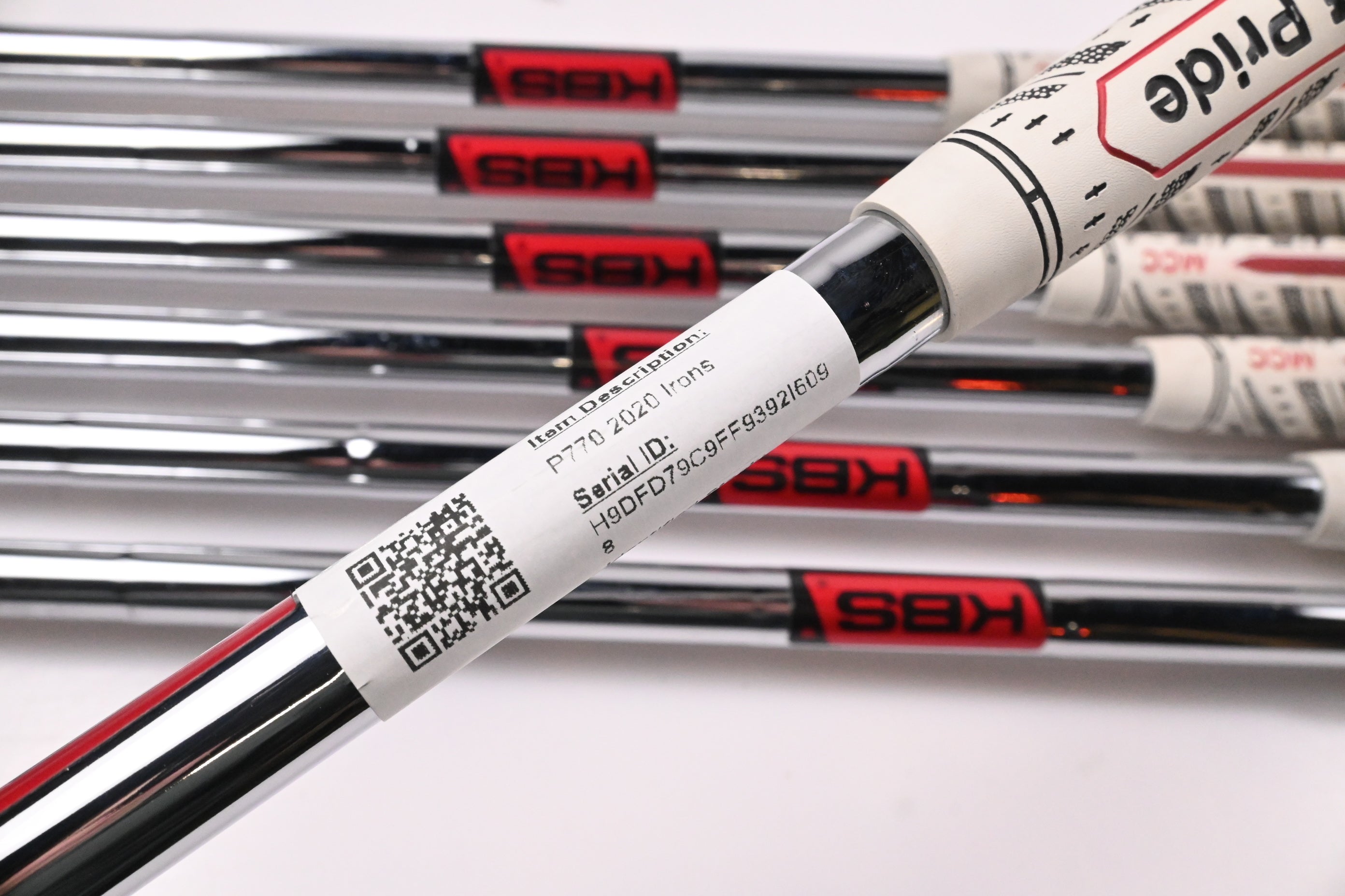 Taylormade P770 2020 Irons / 4-PW / Stiff Flex KBS Tour Shafts