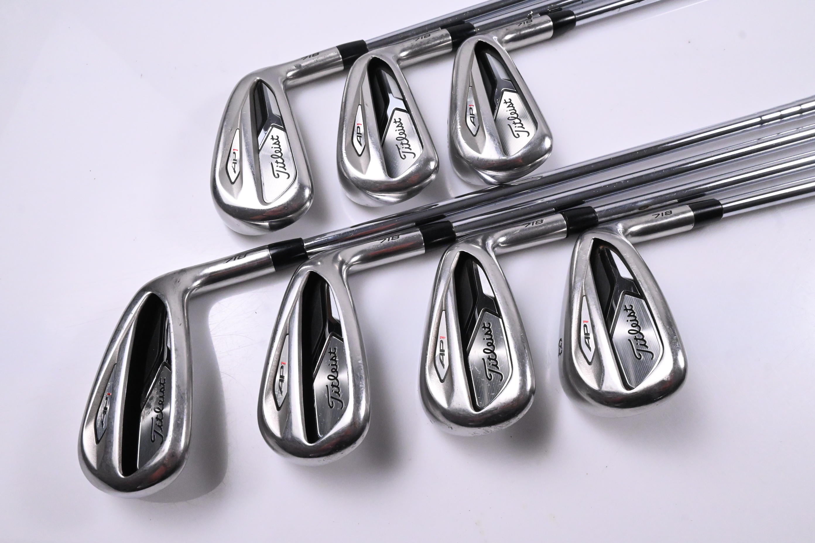 Titleist 718 AP1 Irons / 5-PW+48° / Regular Flex AMT Red R300 Shafts