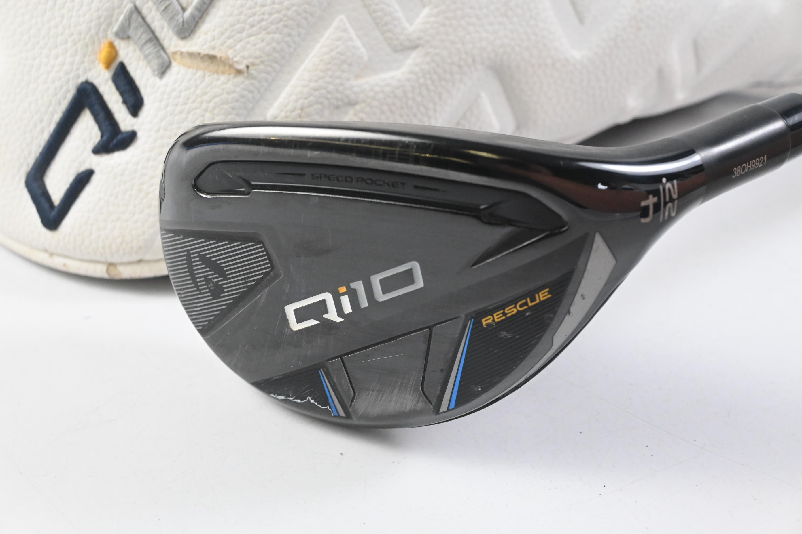 Taylormade Qi10 #4 Hybrid / 22 Degree / Stiff Flex Ventus TR Blue 7 Shaft