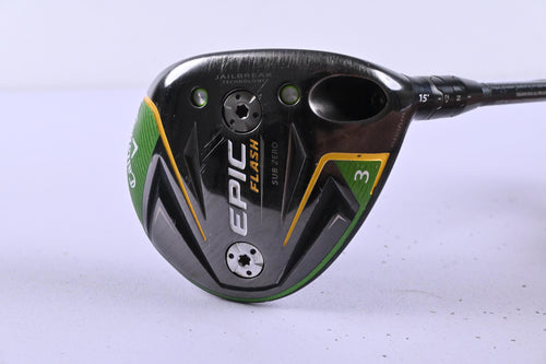 Callaway Epic Flash Sub Zero #3 Wood / 15 Degree / Stiff Flex HZRDUS Smoke 70