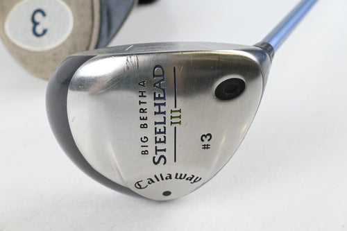 Ladies Callaway Steelhead III #3 Wood / 15 Degree / Ladies Flex System III Shaft
